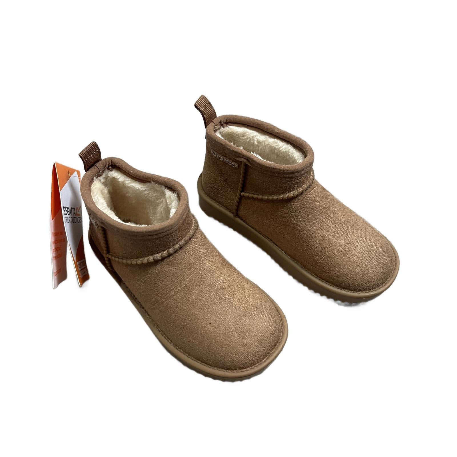 Regatta Risley Short Junior Boots Burnt Tan Size UK C10 EU 29 *SB19