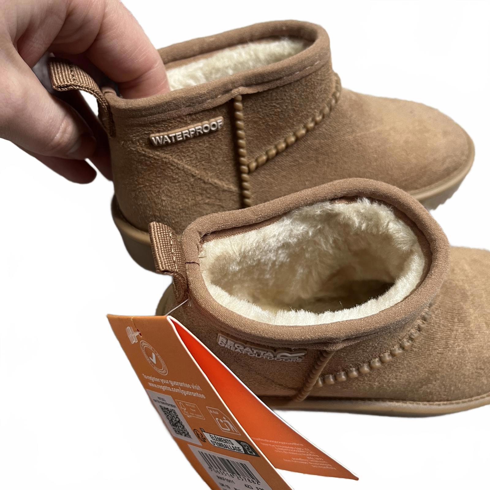 Regatta Risley Short Junior Boots Burnt Tan Size UK C10 EU 29 *SB19