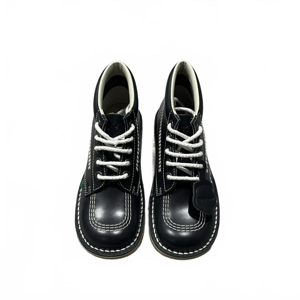 Kickers Kick Hi Ladies Blue Leather Chukka Ankle Boots Size UK 4 EU 37 *SB18