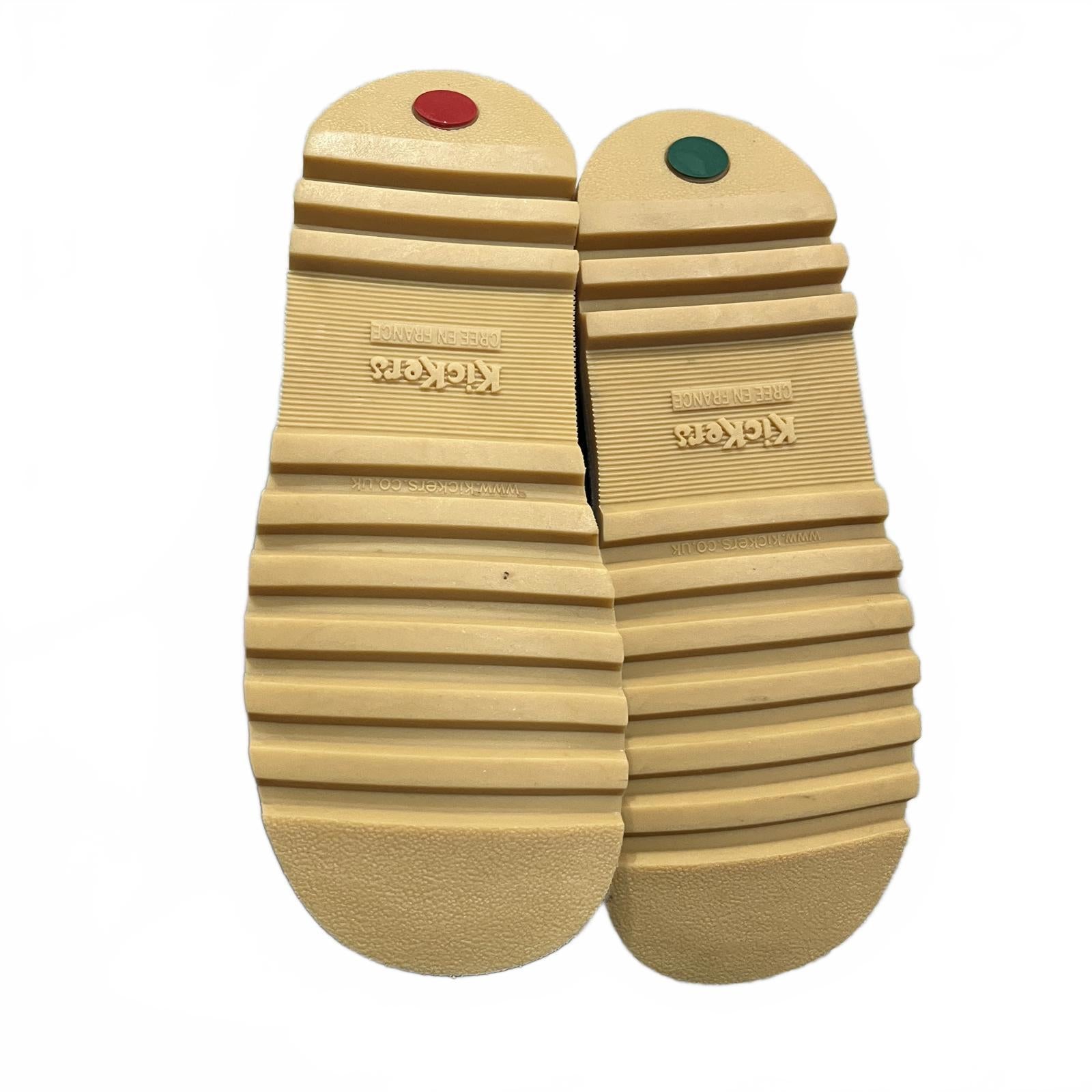 Kickers Kick Hi Ladies Blue Leather Chukka Ankle Boots Size UK 4 EU 37 *SB18