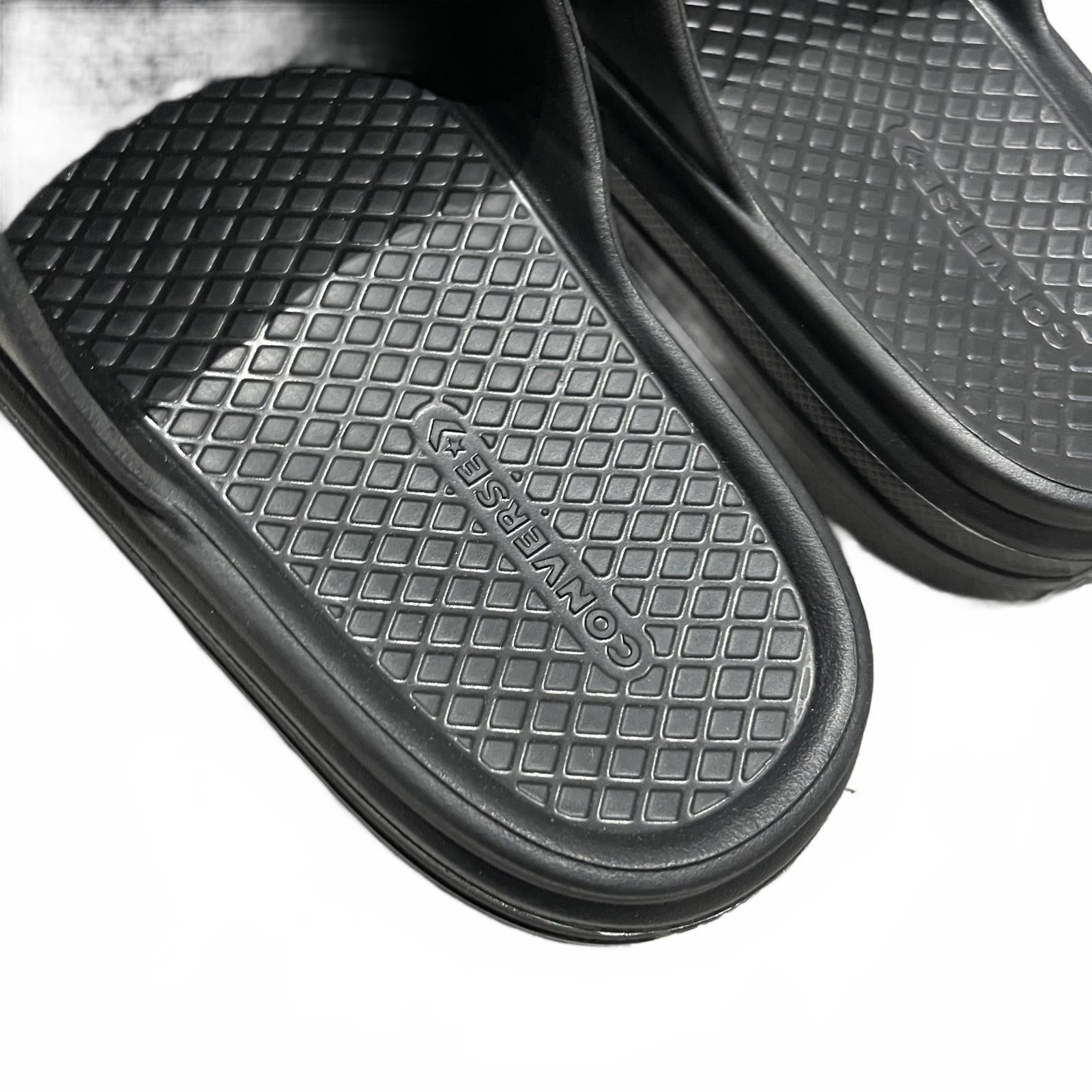 Converse Men's Essen Pool Sliders Papyrus Black Size UK 10 EU 45 *FF1