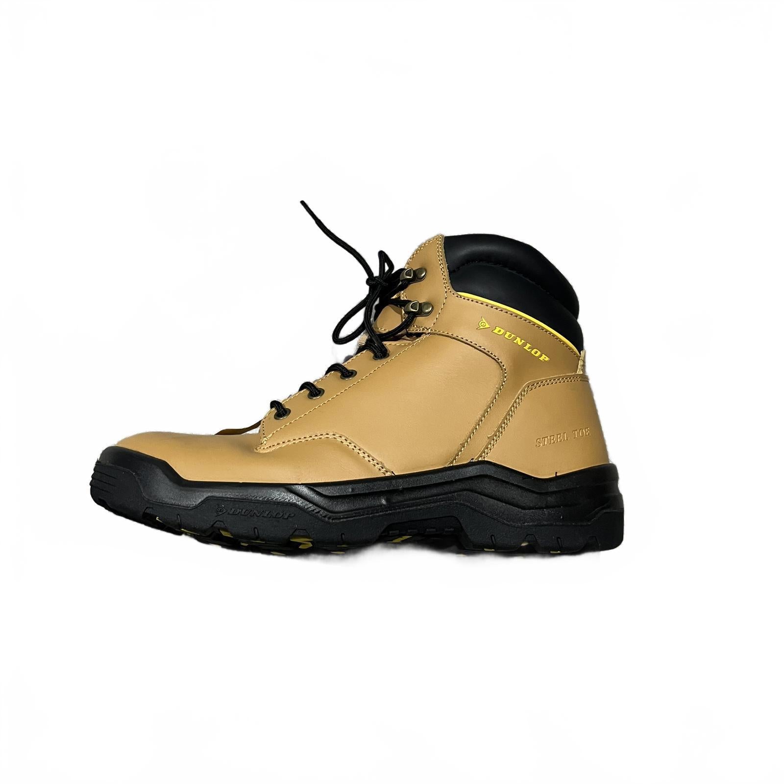 Dunlop Dakota Steel Toe Cap Boots Tan Honey Size UK 11.5 EU 46.5 *SB19
