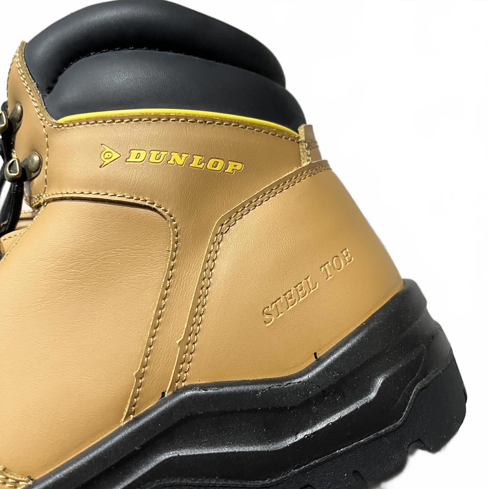 Dunlop Dakota Steel Toe Cap Boots Tan Honey Size UK 11.5 EU 46.5 *SB19
