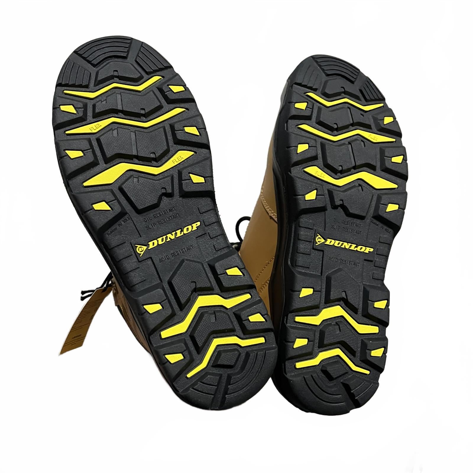 Dunlop Dakota Steel Toe Cap Boots Tan Honey Size UK 11.5 EU 46.5 *SB19