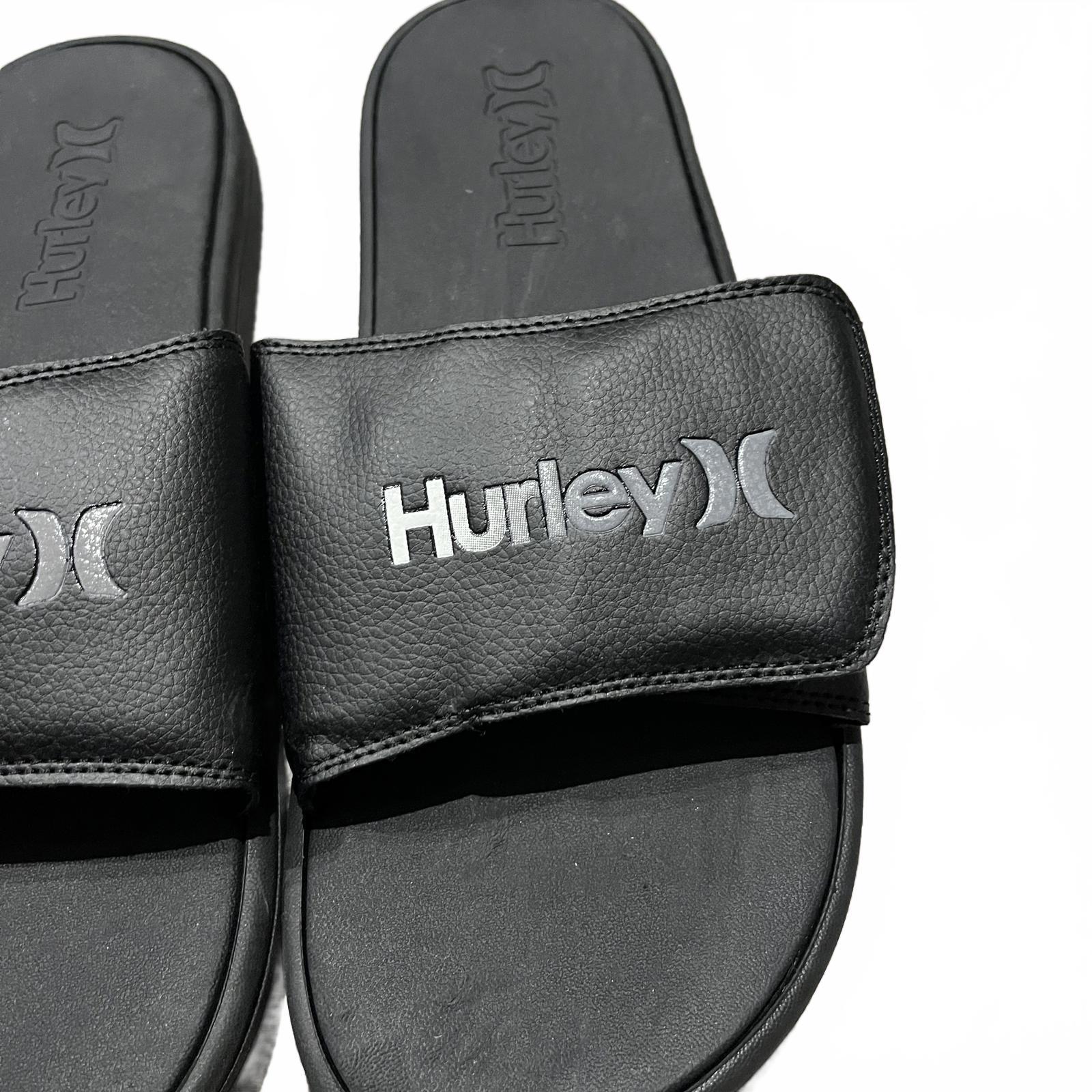 Hurley Men's Pool Slider Strap Black Size UK 11 EU 46 *FF1