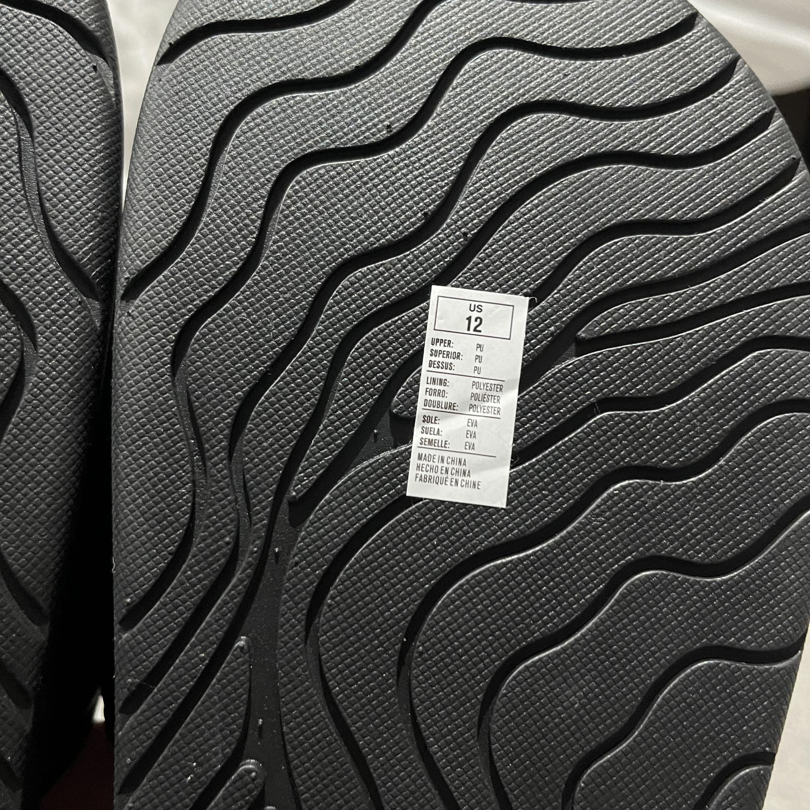 Hurley Men's Pool Slider Strap Black Size UK 11 EU 46 *FF1