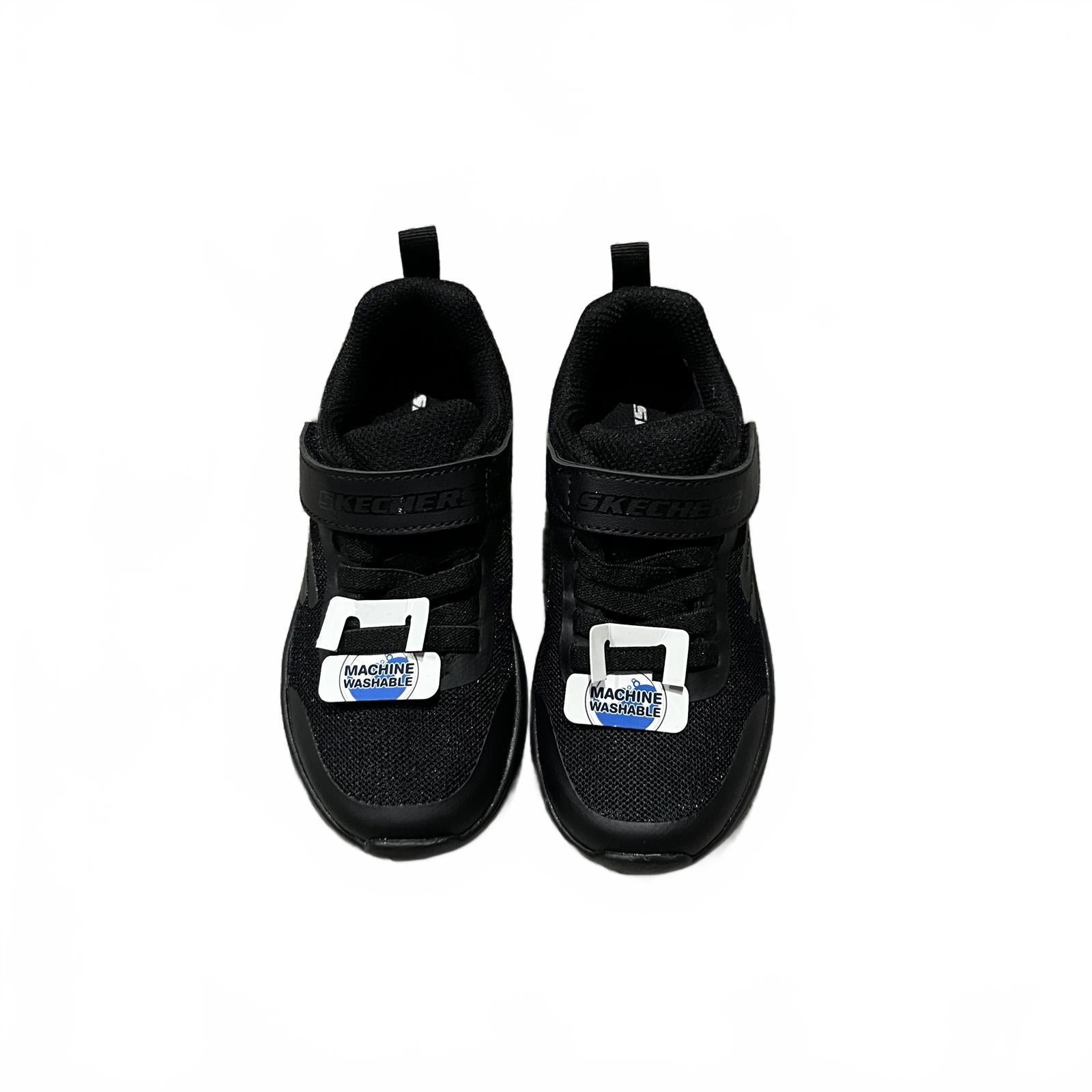 Skechers Black Kids Dynamatic School Shoes Black Size UK C9.5 EU 27 *SB19