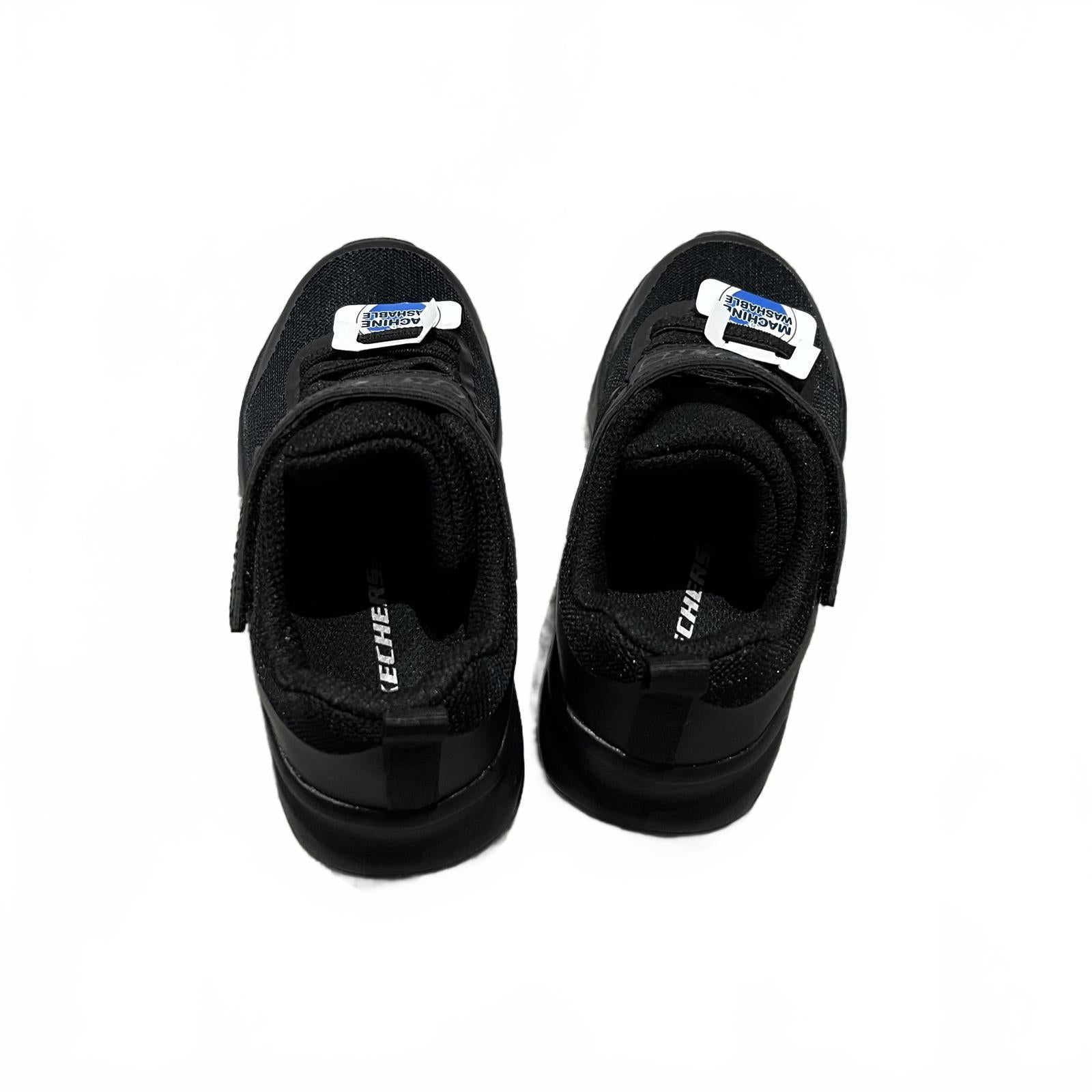 Skechers Black Kids Dynamatic School Shoes Black Size UK C9.5 EU 27 *SB19