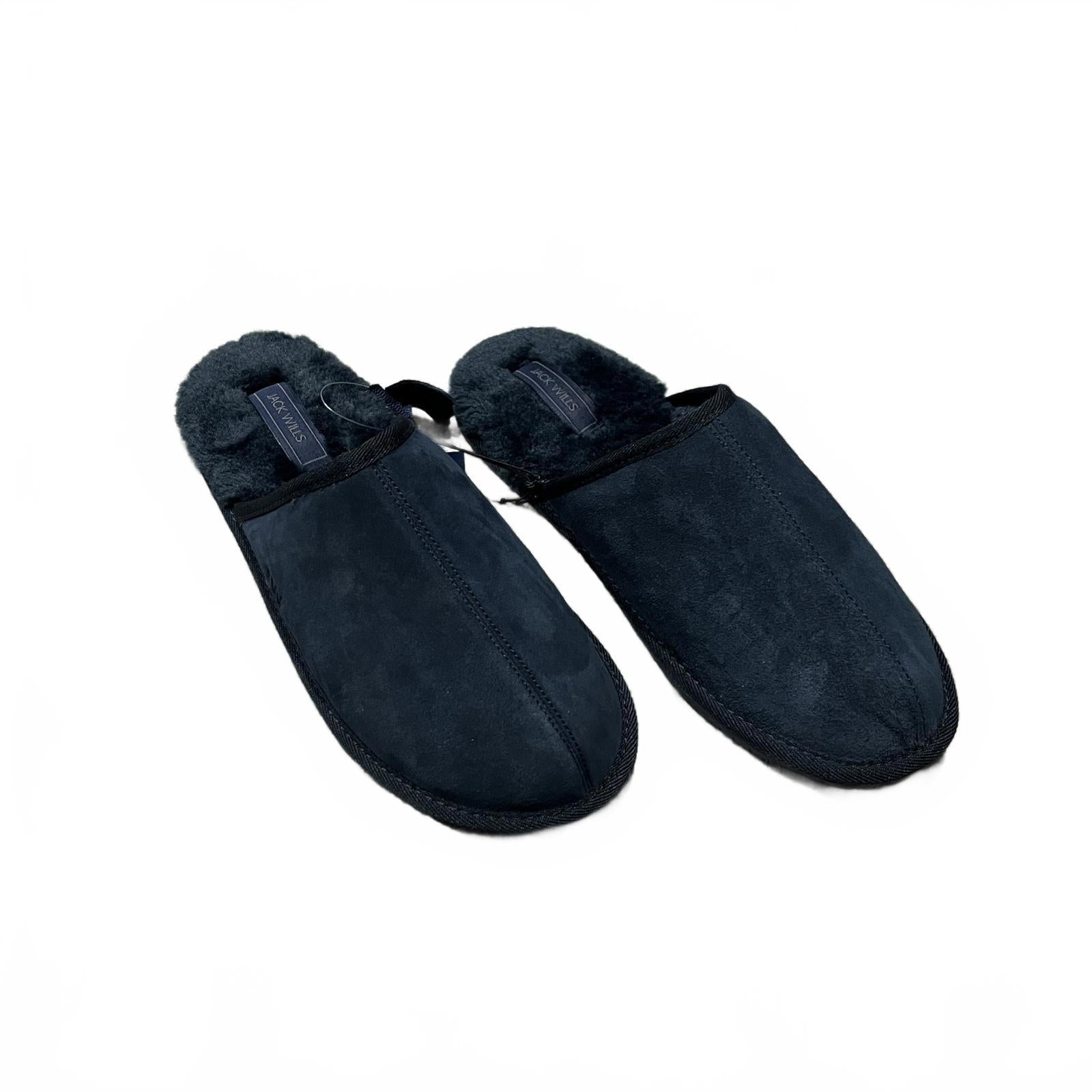 Jack Wills Mens Mule Slippers Navy Size UK 9 EU 43 *SB13