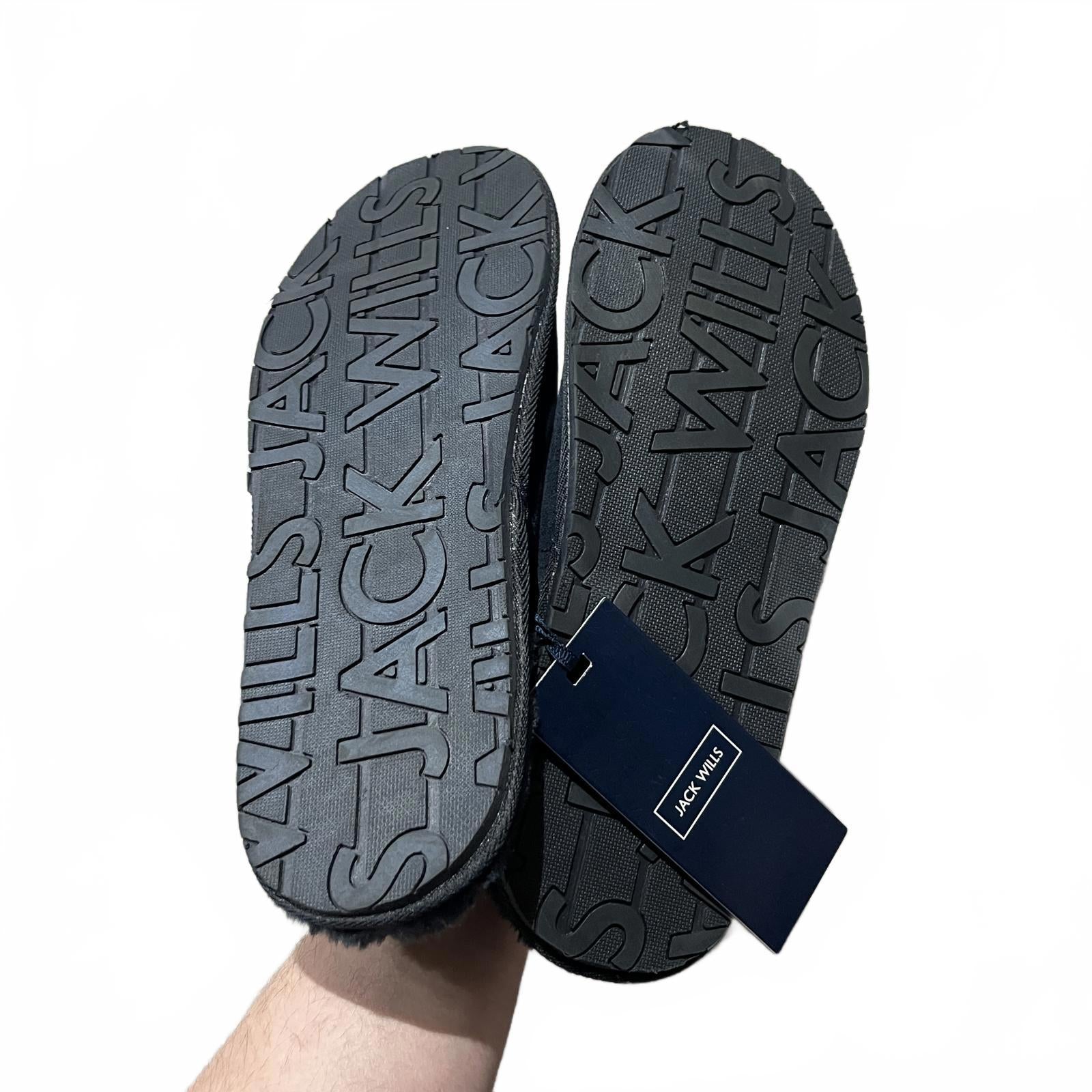 Jack Wills Mens Mule Slippers Navy Size UK 9 EU 43 *SB13