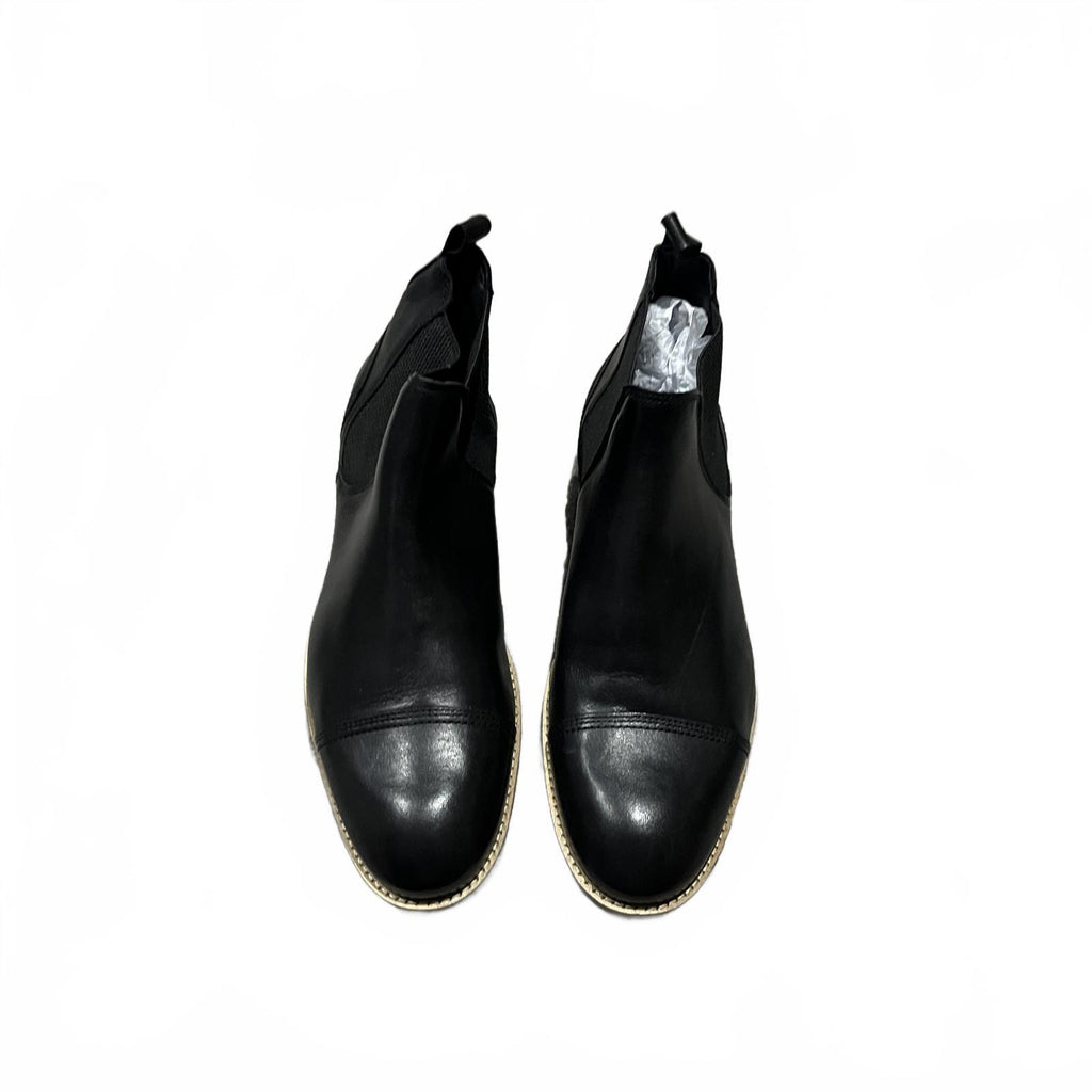 Firetrap Men's Bush Chelsea Boots Black Leather Size UK 9 EU 43 *SB20