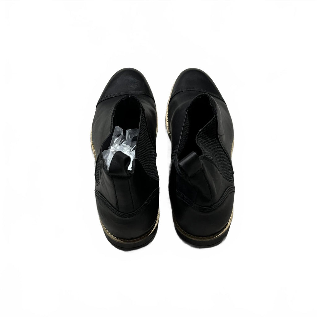Firetrap Men's Bush Chelsea Boots Black Leather Size UK 9 EU 43 *SB20