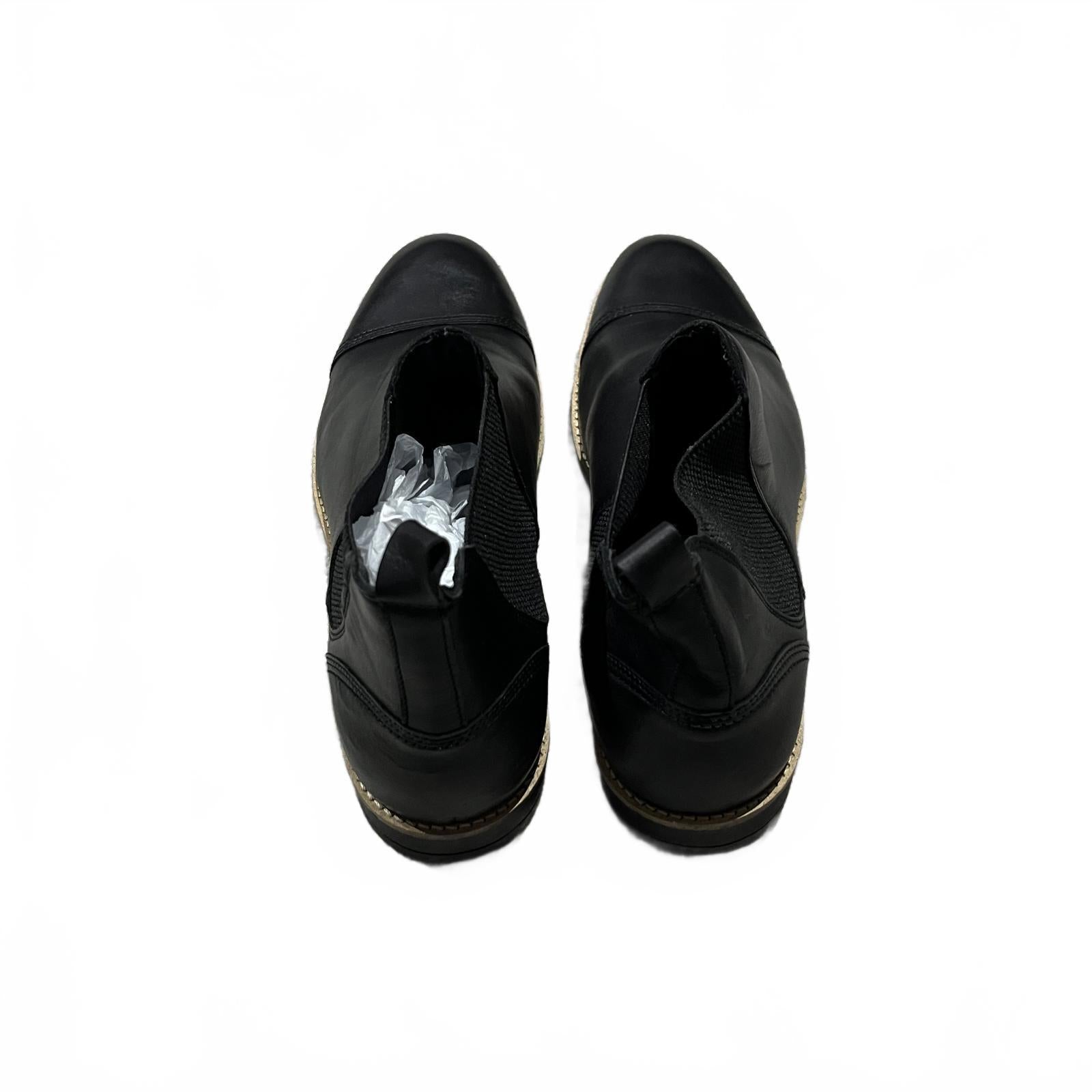 Firetrap Men's Bush Chelsea Boots Black Leather Size UK 9 EU 43 *SB20