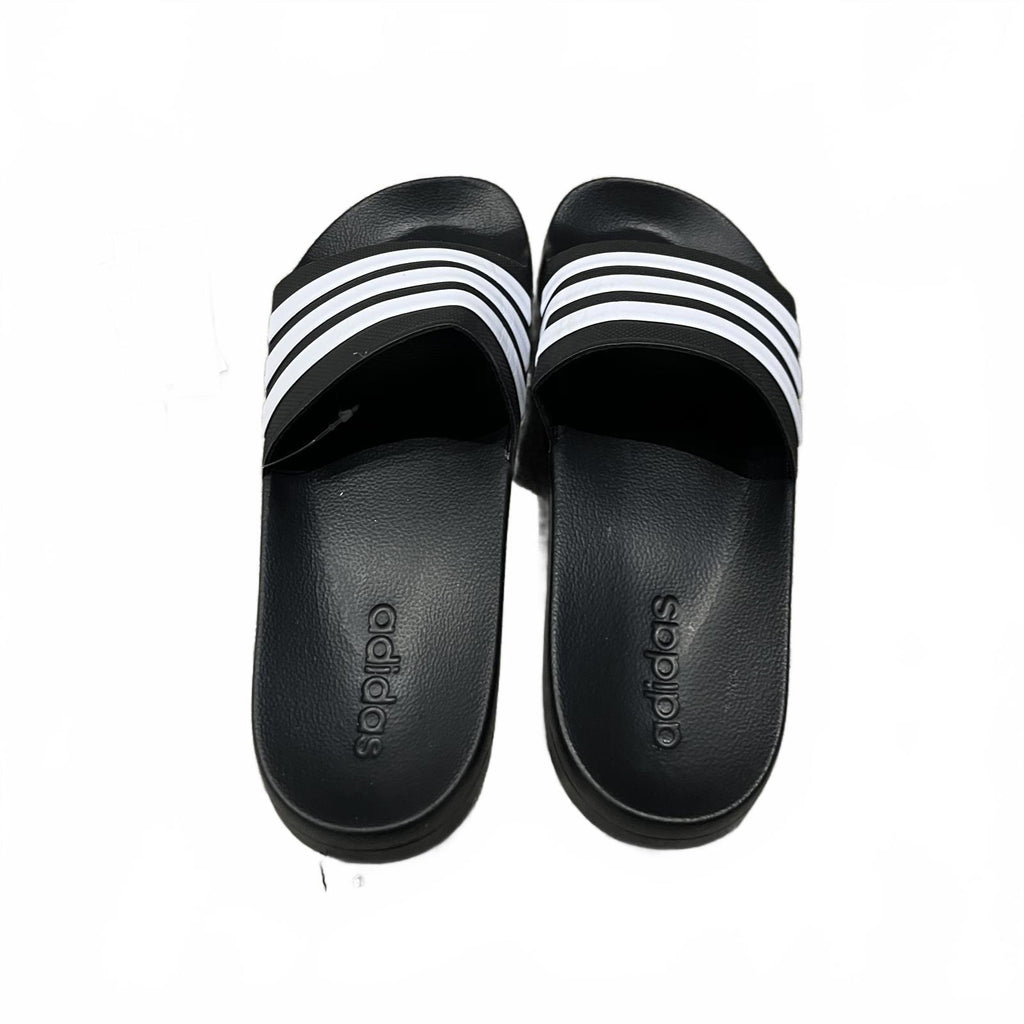 adidas Adilette Shower Slides Unisex Black Size UK 11 EU 46 *FF1