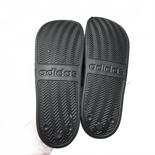 adidas Adilette Shower Slides Unisex Black Size UK 13 EU 48.5 *FF1