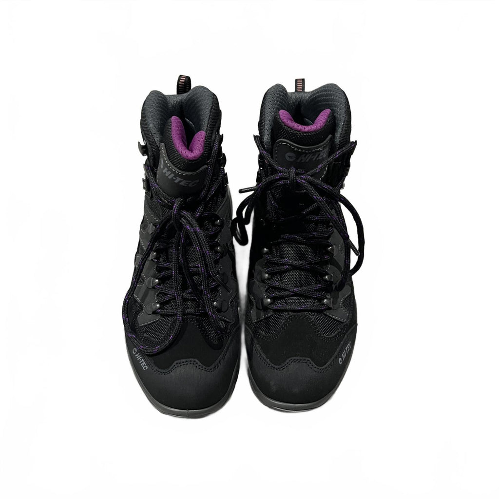Hi Tec Clamber Womens Hiking Boots Black Purple Size UK 6 EU 39 *SB4