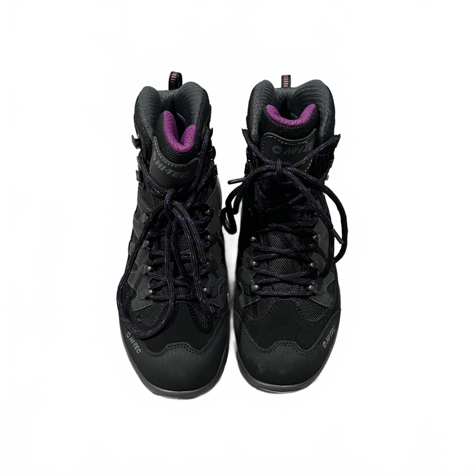Hi Tec Clamber Womens Hiking Boots Black Purple Size UK 6 EU 39 *SB4