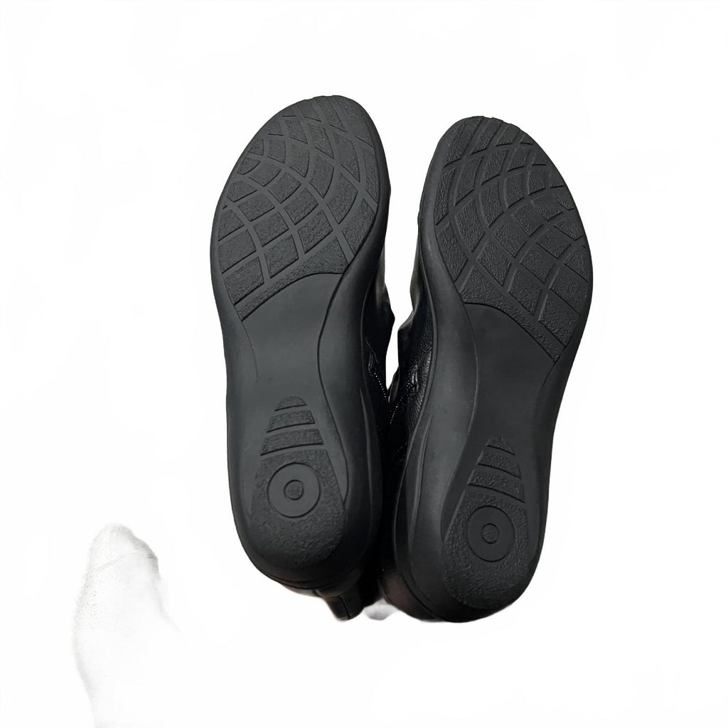 Miso Scrunch Boots Womens Black Leather Size UK 5 EU 38 *SB4