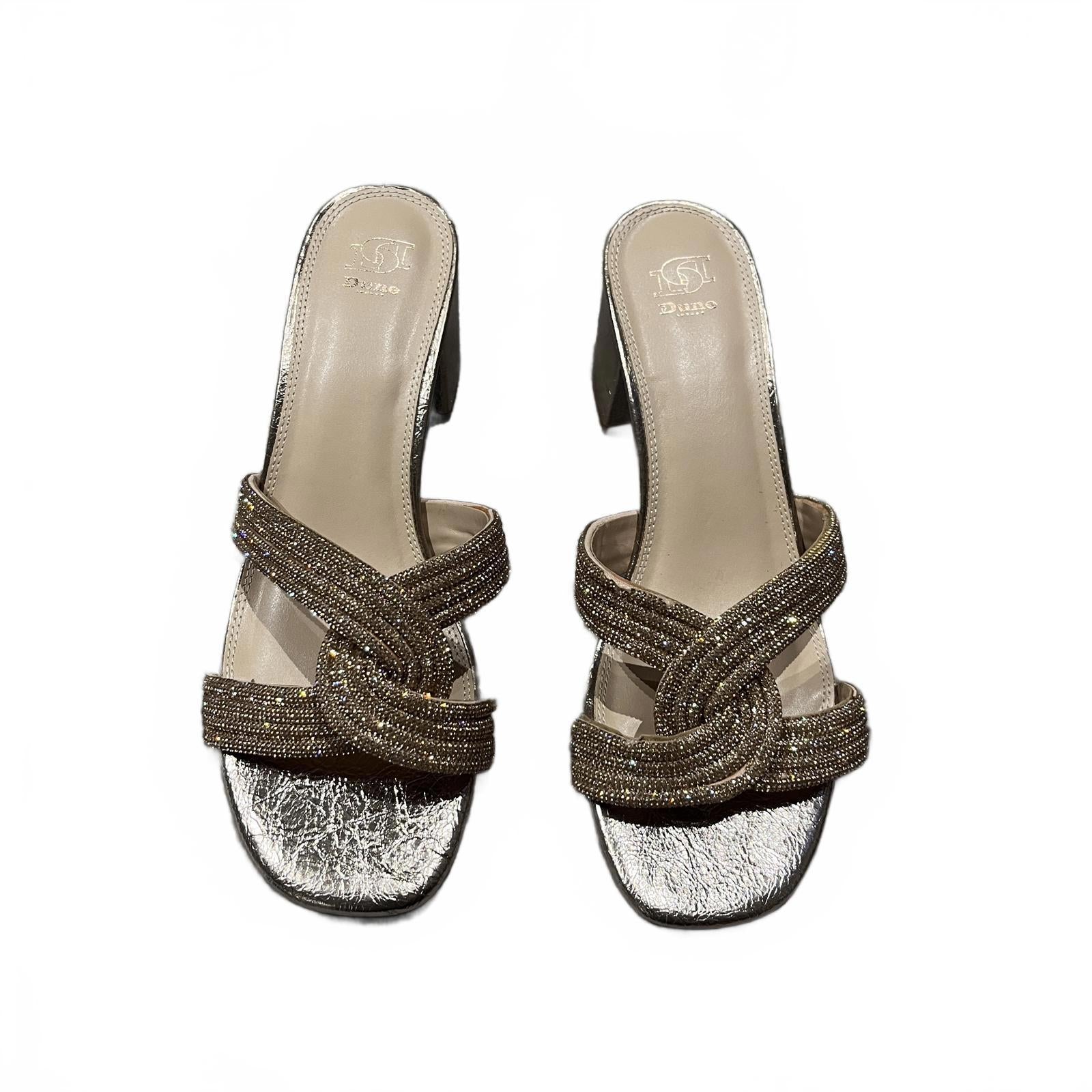 Dune London Women's Movey Medium Block Heel Sandals Size UK 6 EU 39 *FF1