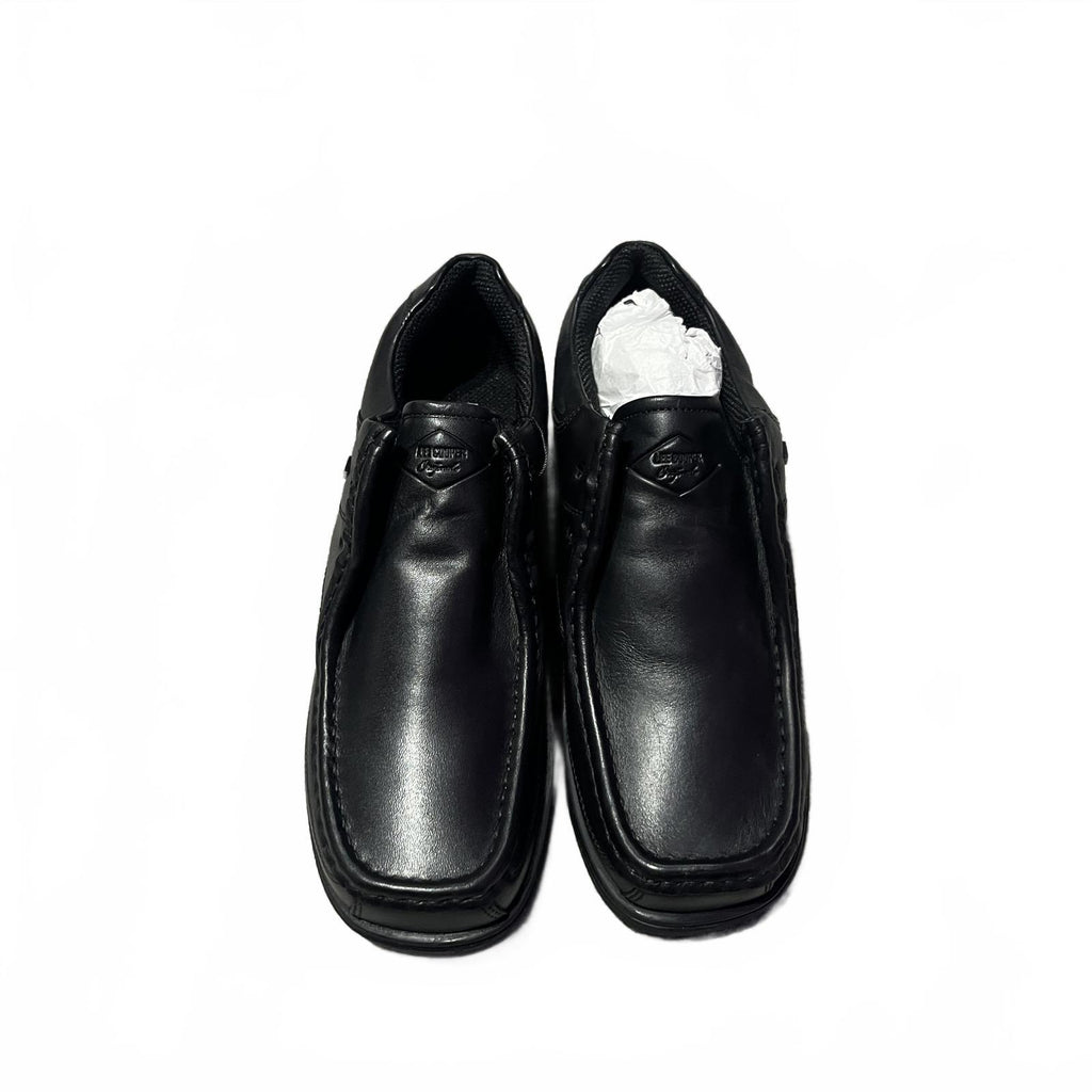 Lee Cooper Waltham Black Junior No Laces Size UK 6 EU 39 *SB6