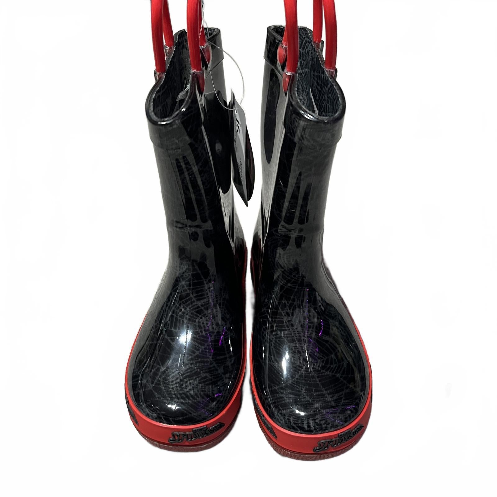 Spiderman Light Up Wellingtons Infants Size UK C8 EU 41 *SB6