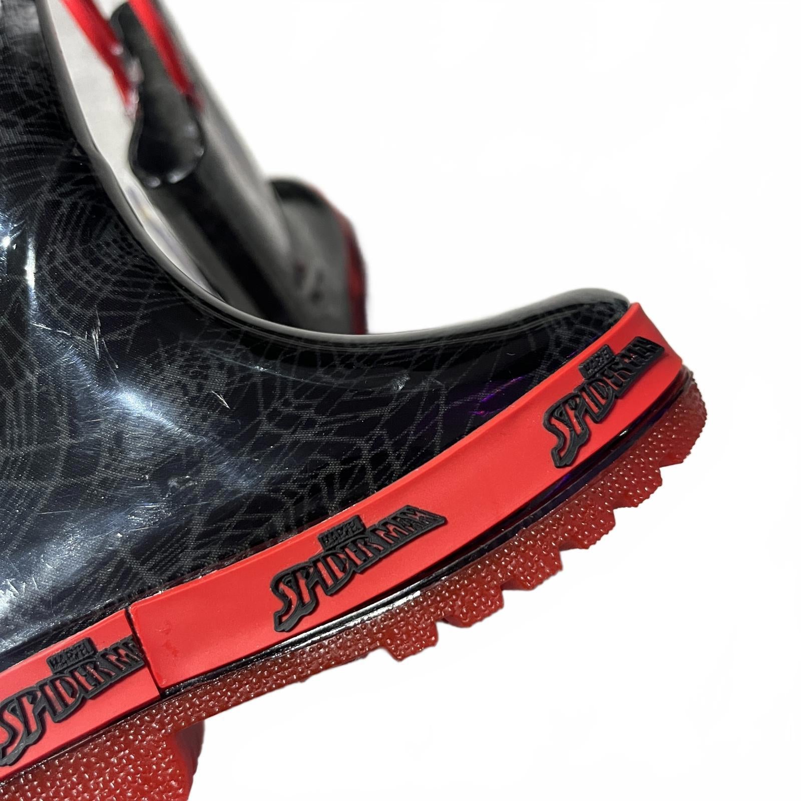 Spiderman Light Up Wellingtons Infants Size UK C8 EU 41 *SB6