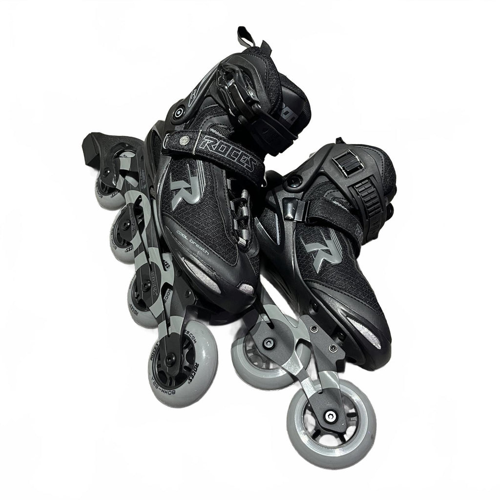 Roces Pic Tif Inline Skates Junior Grey/Black Size UK 3.5 EU 37 *SB18