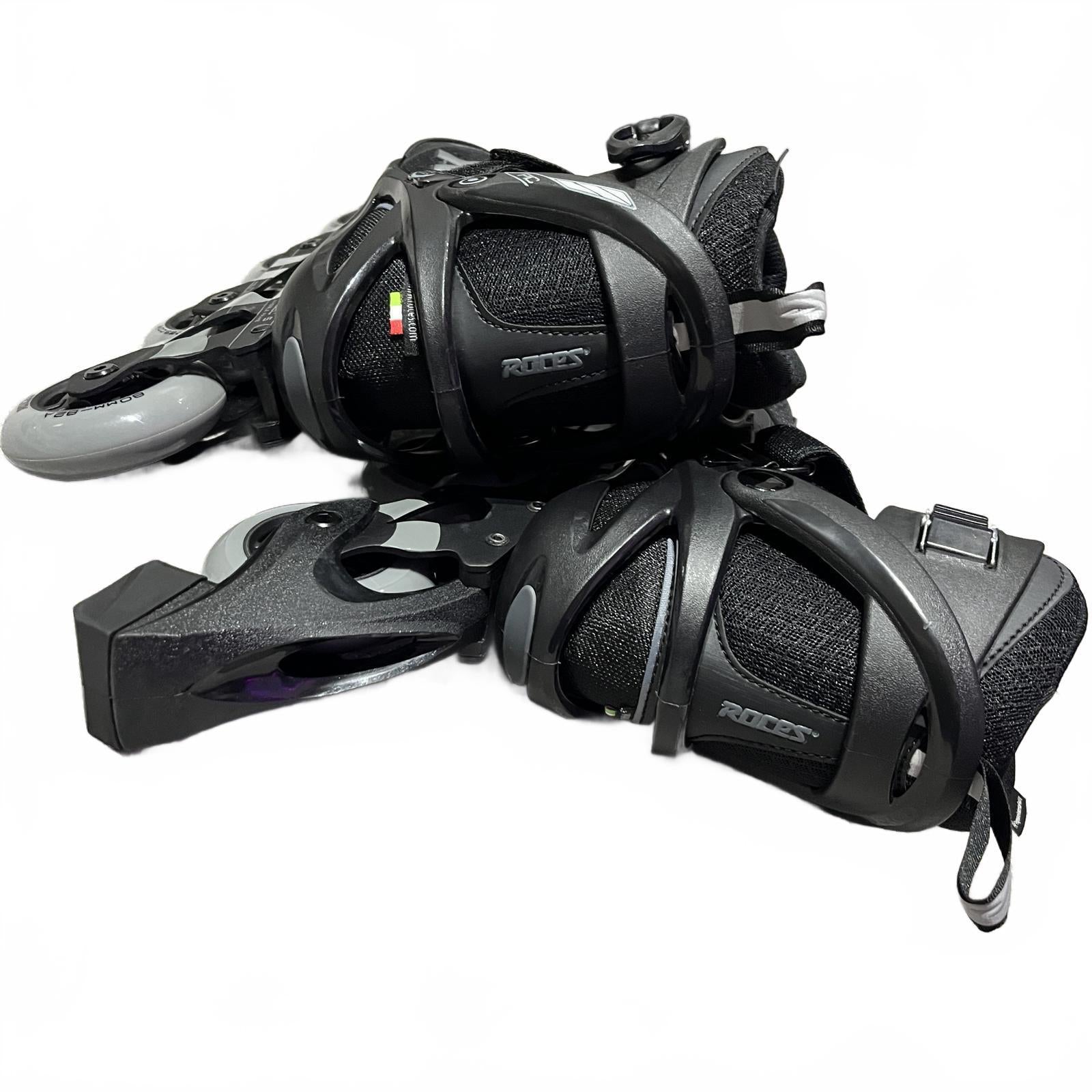 Roces Pic Tif Inline Skates Junior Grey/Black Size UK 3.5 EU 37 *SB18