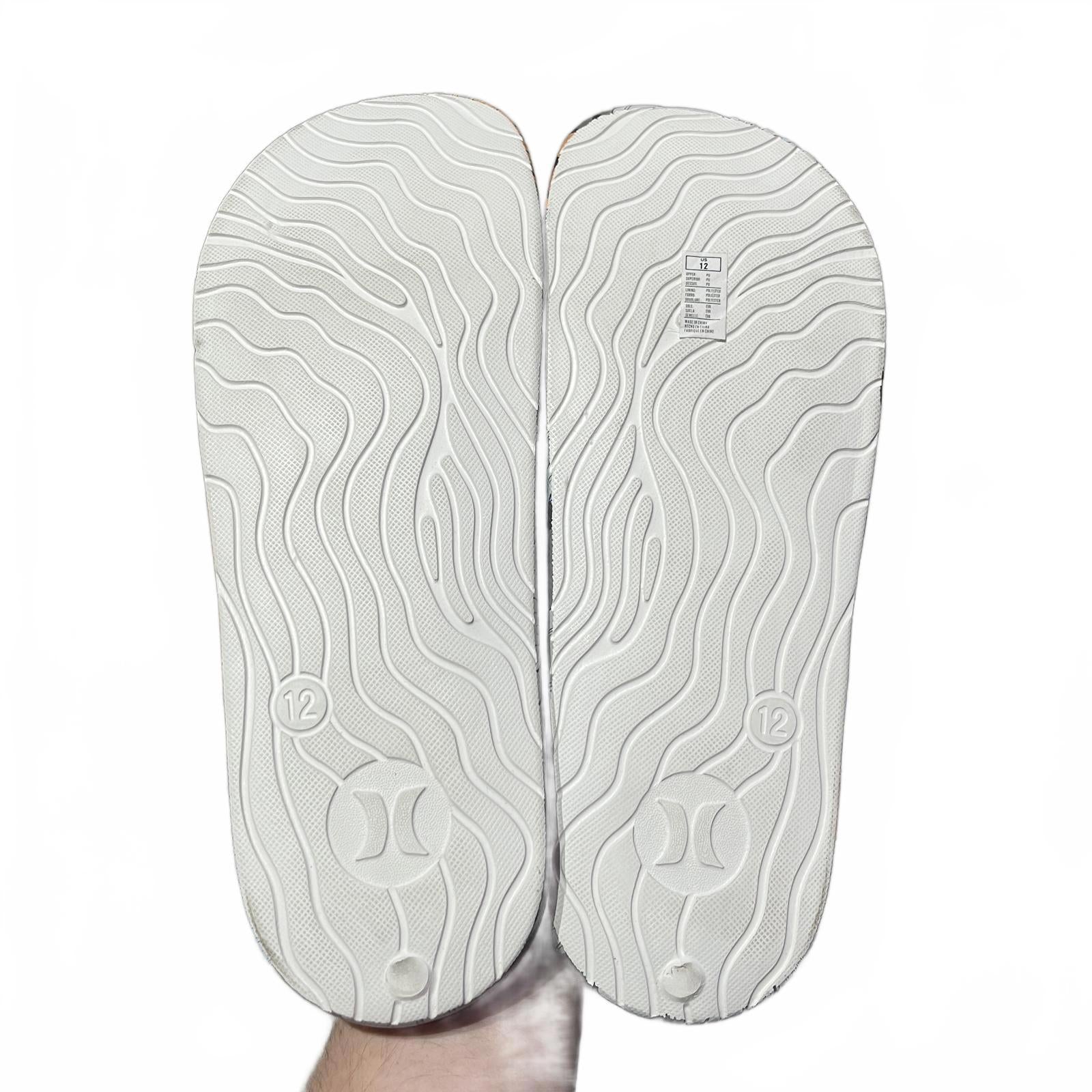 Hurley Slide Sandals Floral Size UK 12 *FF1