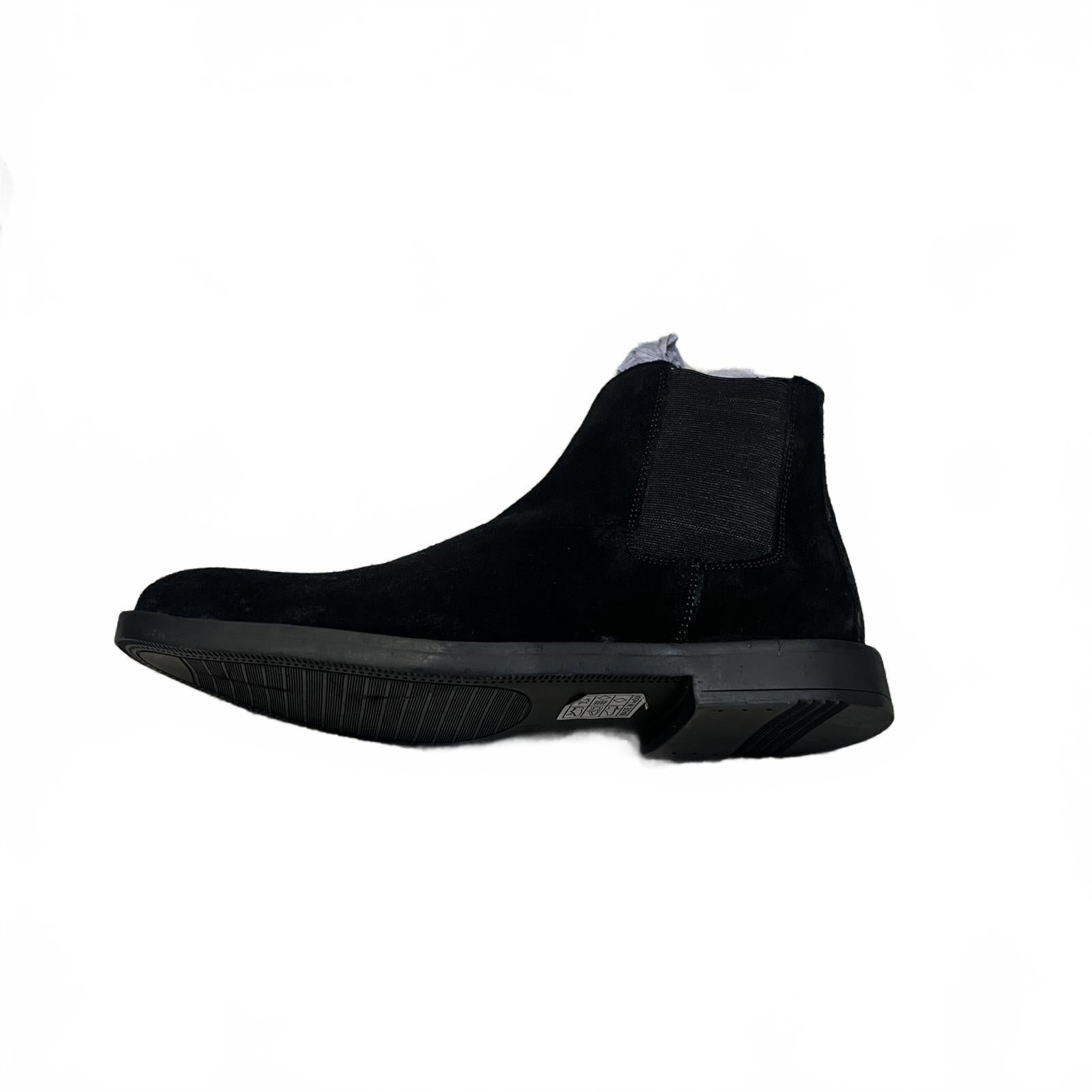 Moda in Pelle Solaro Chelsea Boot Suede Mens Black Size UK 6 EU 40 *SB8