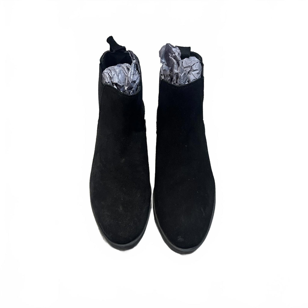 Moda in Pelle Solaro Chelsea Boot Suede Mens Black Size UK 6 EU 40 *SB8