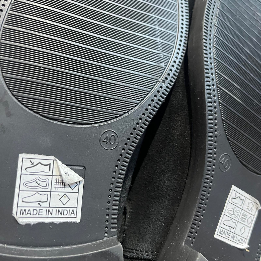 Moda in Pelle Solaro Chelsea Boot Suede Mens Black Size UK 6 EU 40 *SB8