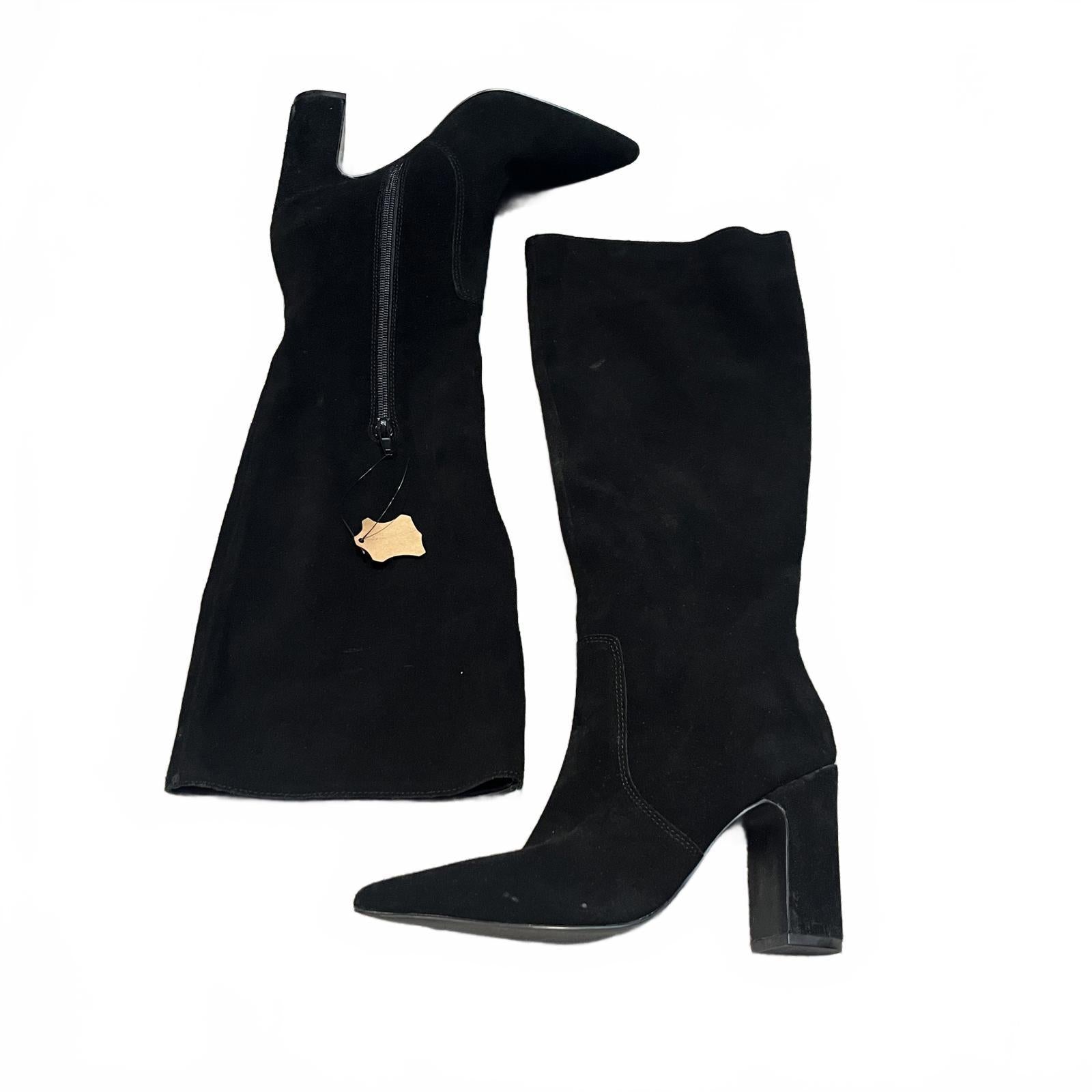 I Saw It First Knee-High Suede Boots Woman Size UK 5 EU 38 *SB8