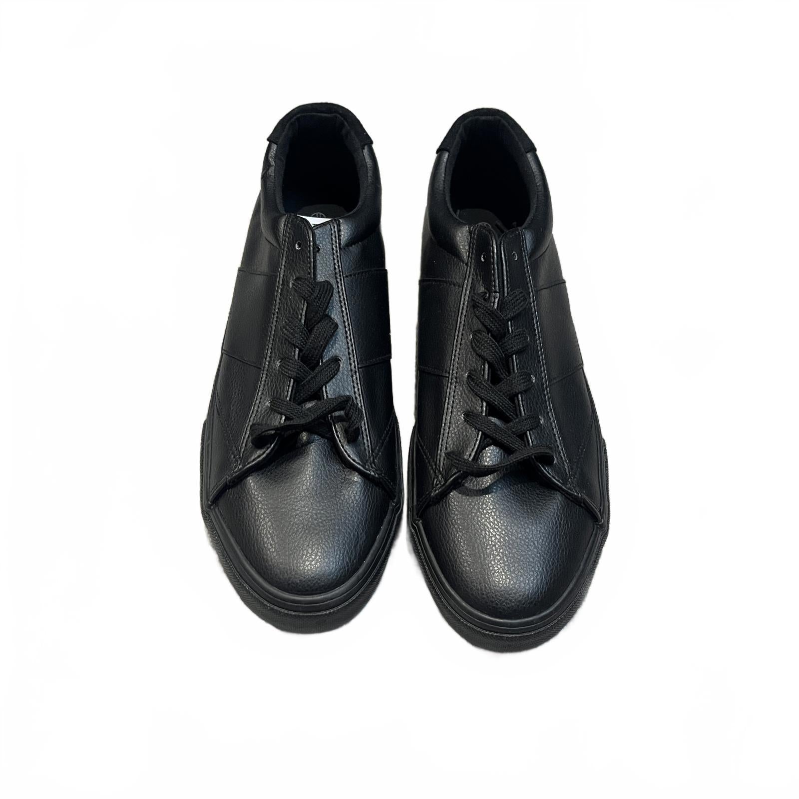 Soviet STP Pump Trainers Mens Leather Black Size UK 11 EU 46 *SB8