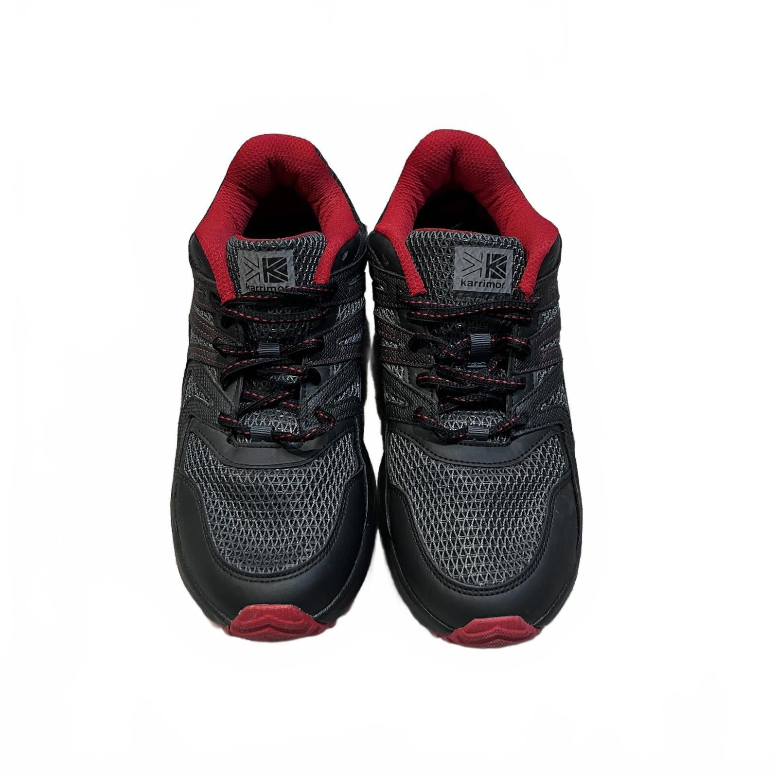 Karrimor Caracal Trail Trainers Mens Black Red Size UK 7 EU 41 *SB10
