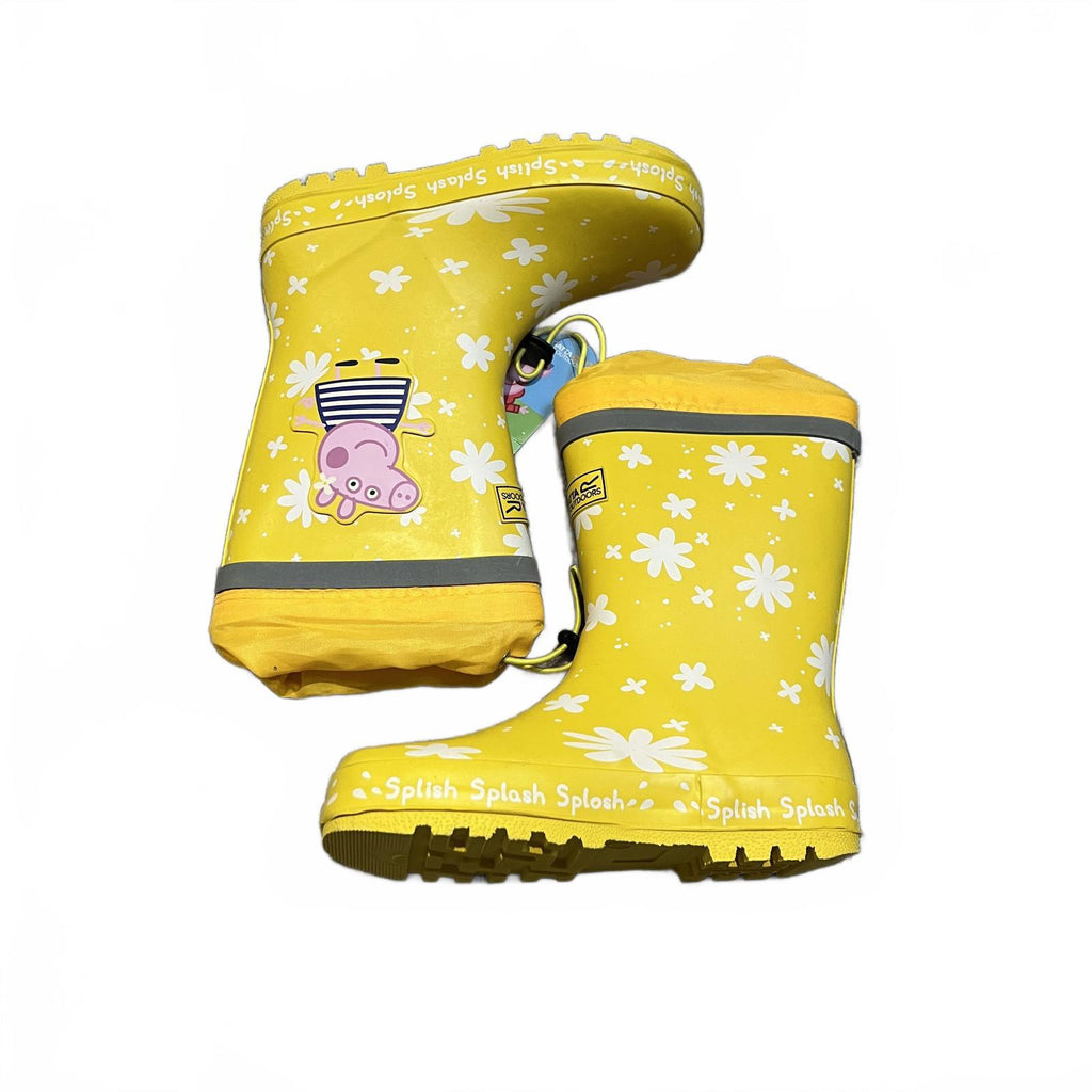 Regatta Peppa Pig Splash Wellington Childrens Yellow Size UK C11 EU 30 *SB11