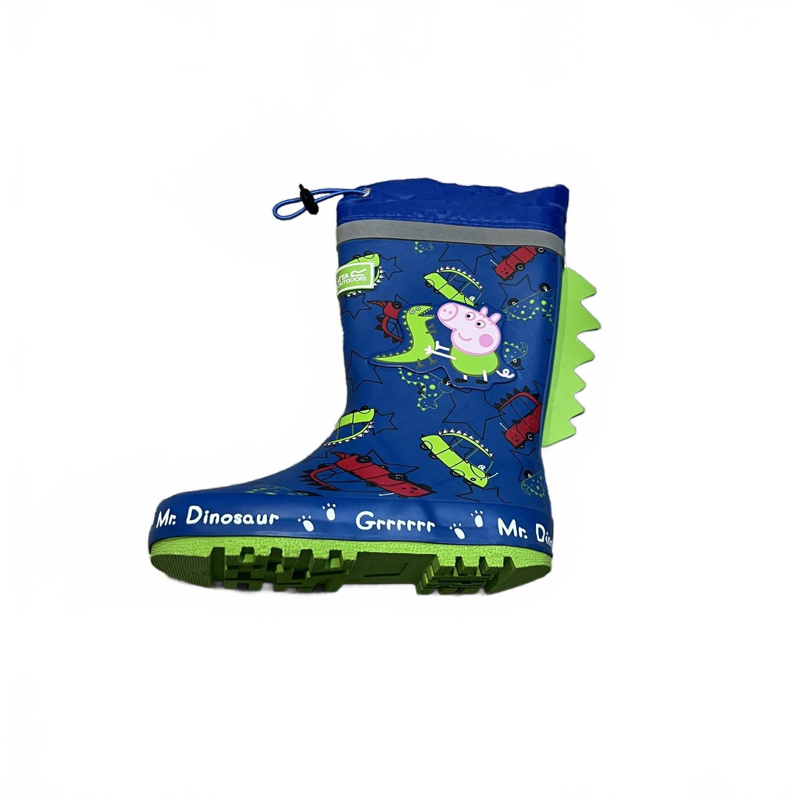 Regatta Kids' Peppa Wellington Wellies George Dinosaur Size UK C9 EU 28 *SB11