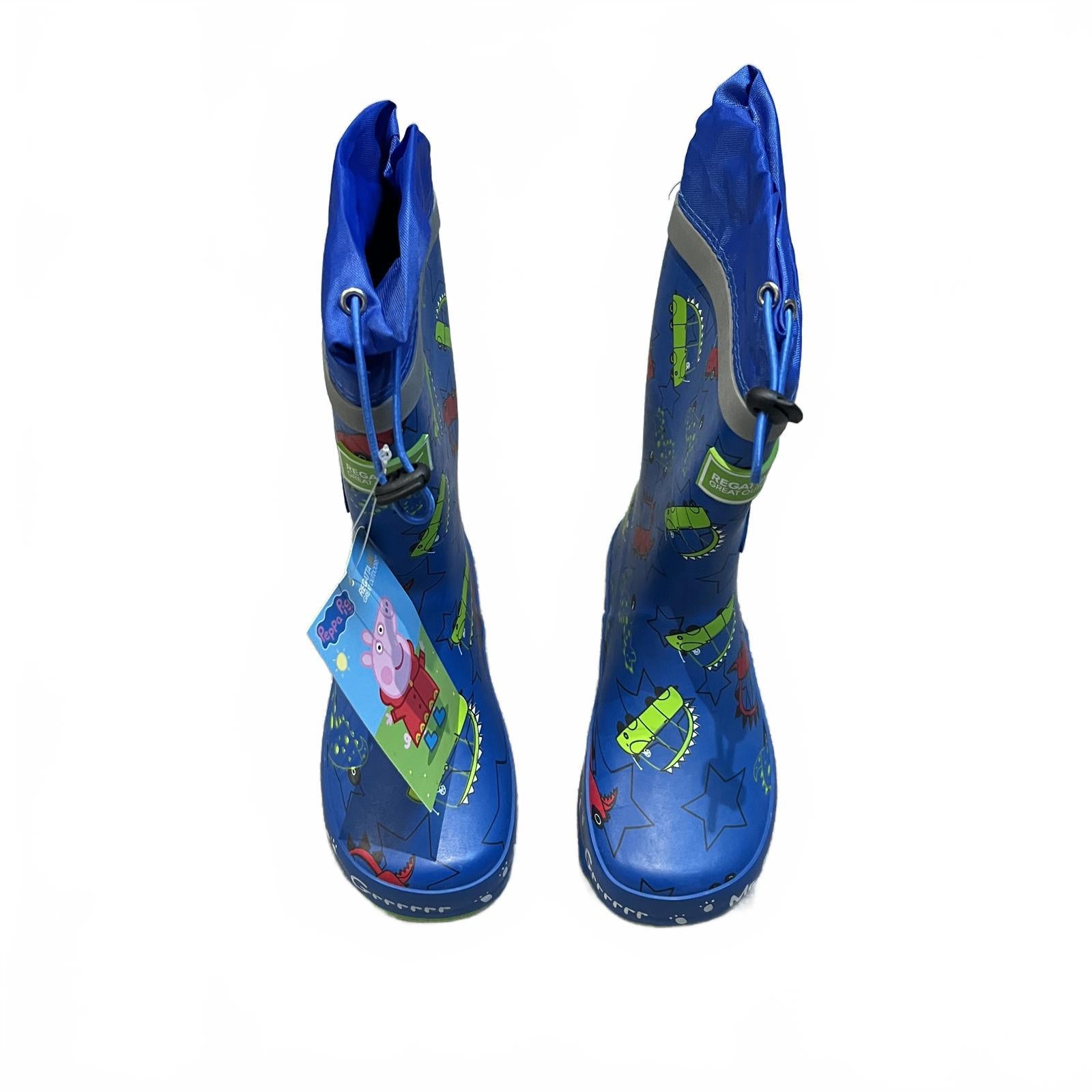 Regatta Kids' Peppa Wellington Wellies George Dinosaur Size UK C9 EU 28 *SB11