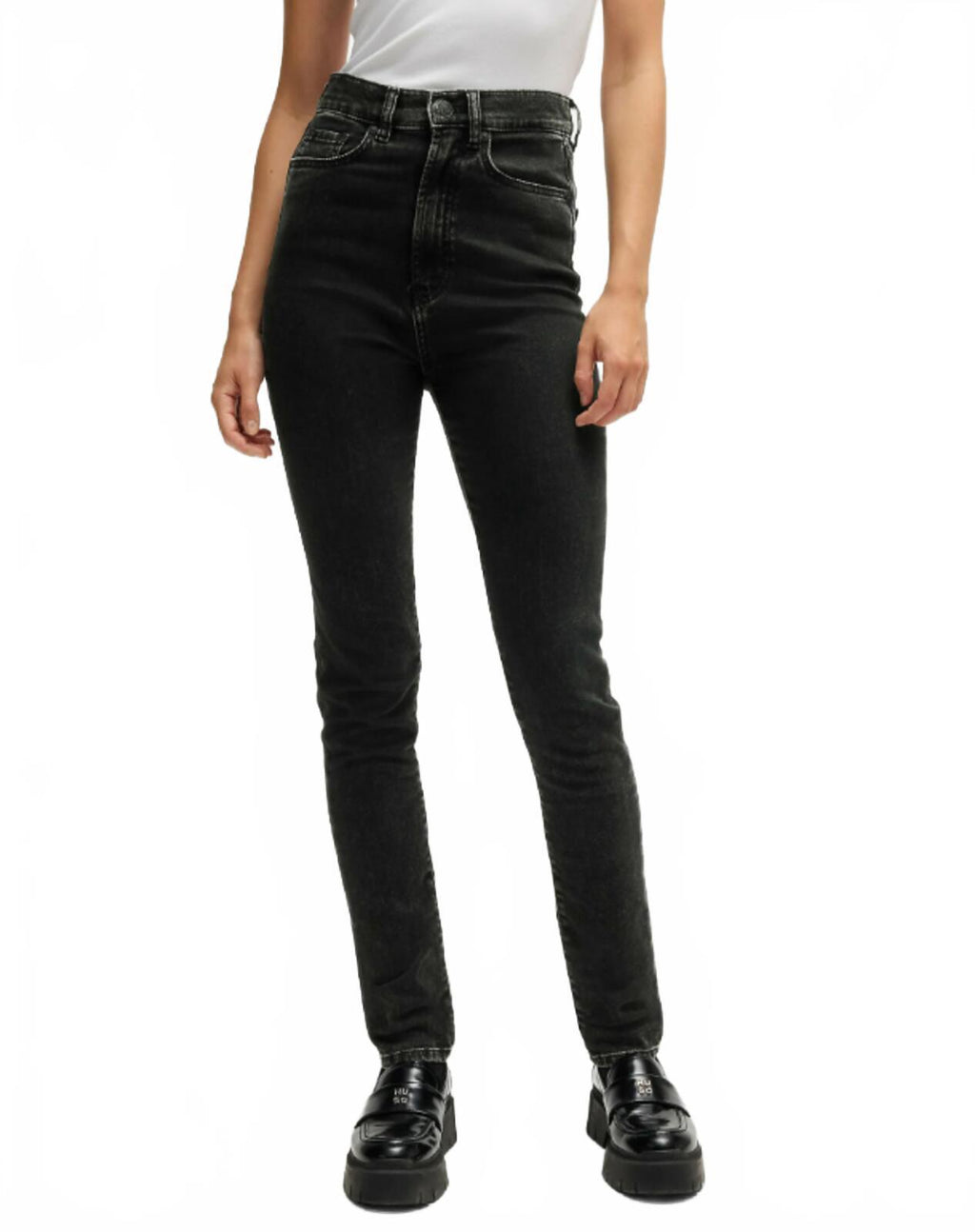 Hugo Girali Slim Fit Jeans Charcoal Grey W27 L32 BNWT *3.18