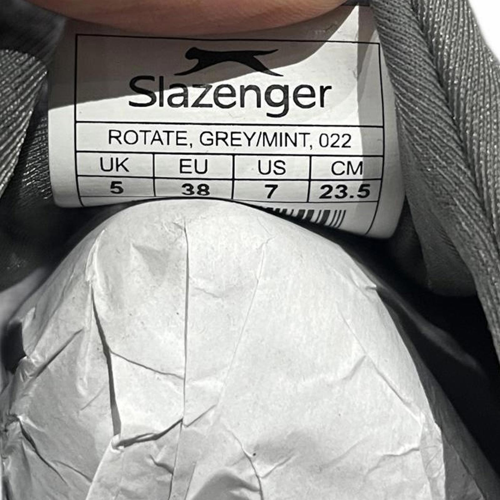 Slazenger Rotate Womens Grey Mint Size UK 5 EU 38 *SB13
