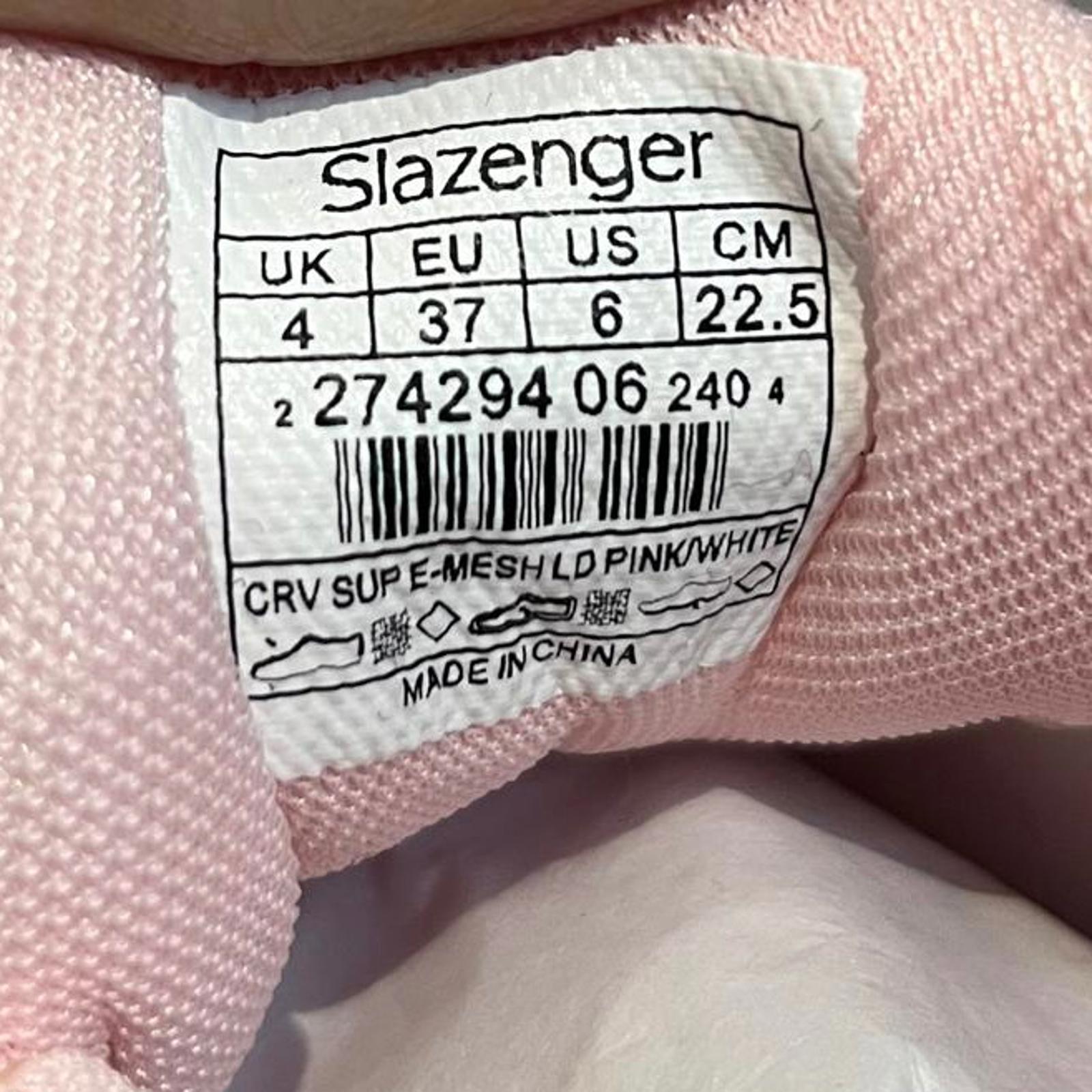 Slazenger Curve Support E-Mesh Trainer Womens Pink Size UK 4 EU 37 *SB8
