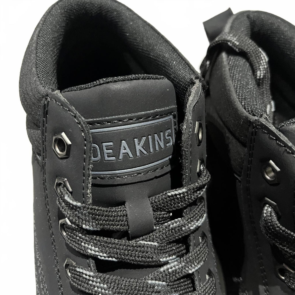 NICHOLAS DEAKINS Rockcliffe Shoes Chukka Boots Black Mens Size UK 10 EU 44 *SB12