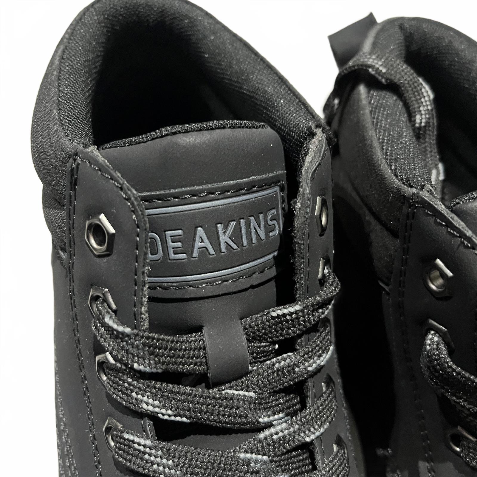 NICHOLAS DEAKINS Rockcliffe Shoes Chukka Boots Black Mens Size UK 10 EU 44 *SB12