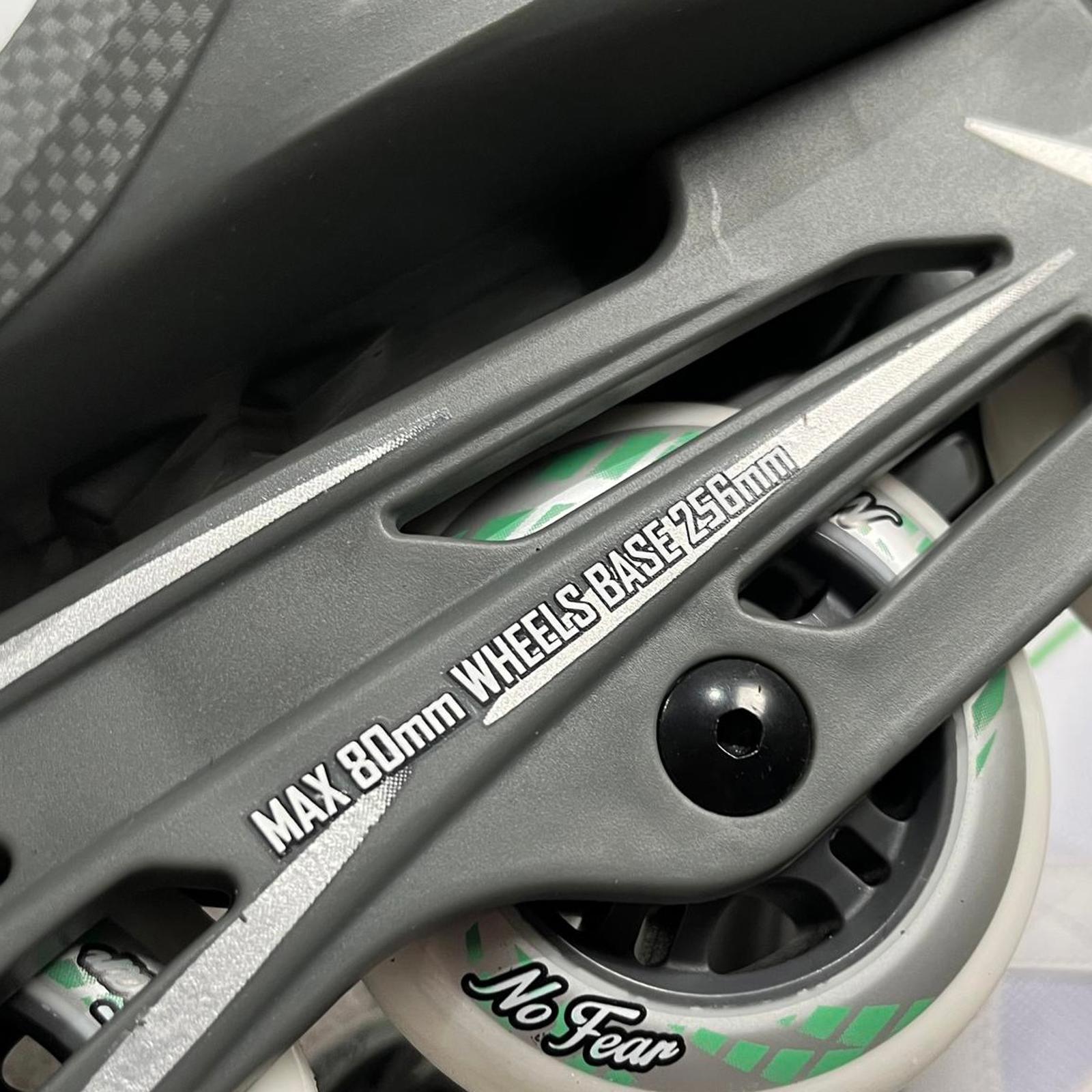 No Fear Fitness Roller Skates Mens Unisex White Size Size UK 8 EU 42 *SK1