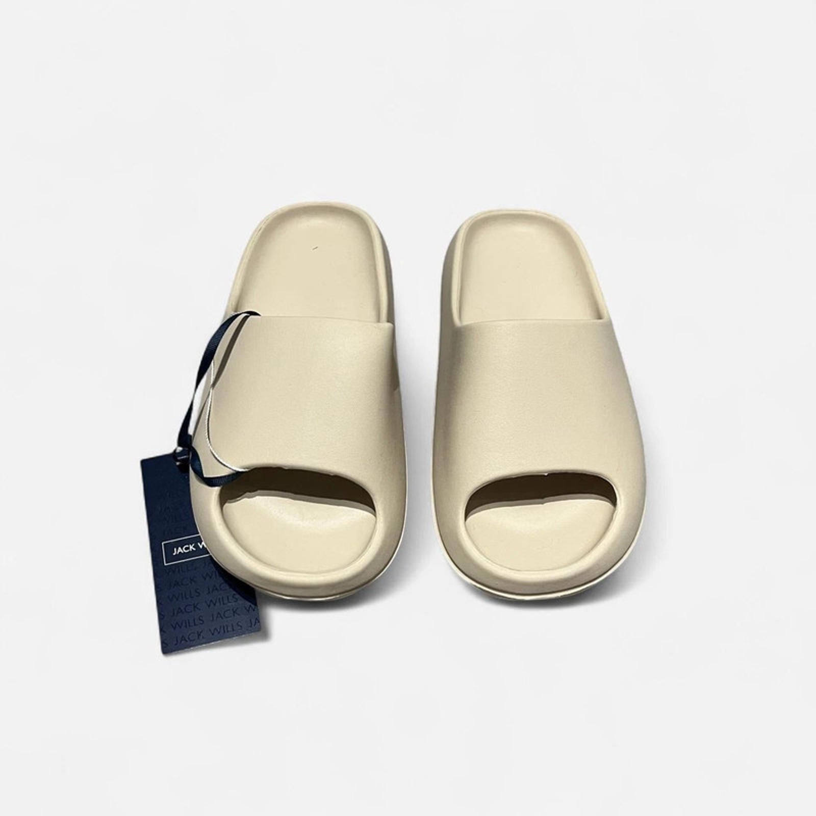 Jack Wills Chunky Sliders Ecru Ladies Size UK 5 EU 38 *REF:SB3