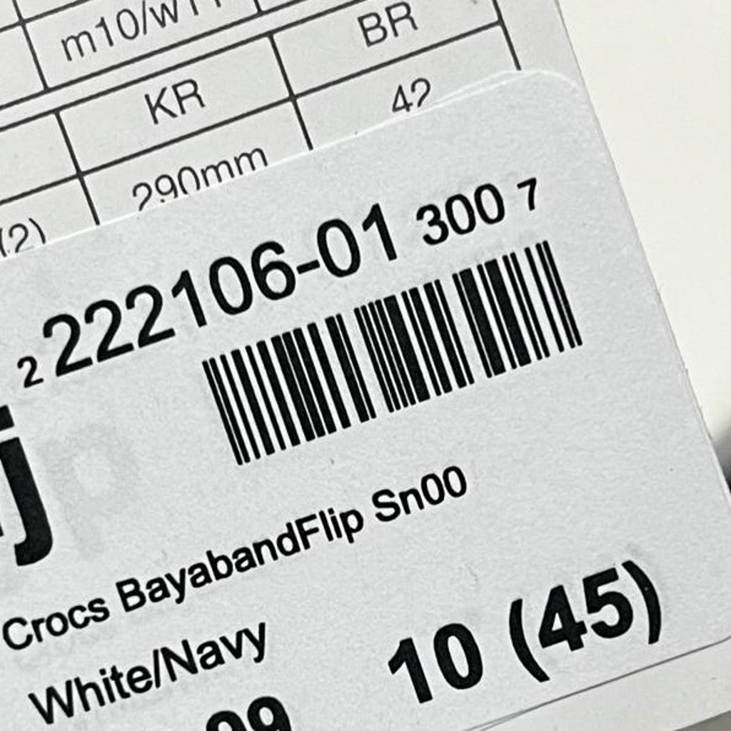 Crocs Bayaband Flip Flop Mens White Size UK 10 EU 45 *FF1