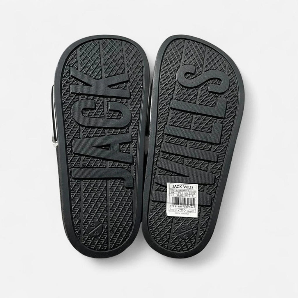 Jack Wills Logo Sliders White Ladies Size UK 3-4 EU 36-37 *REF:SB1