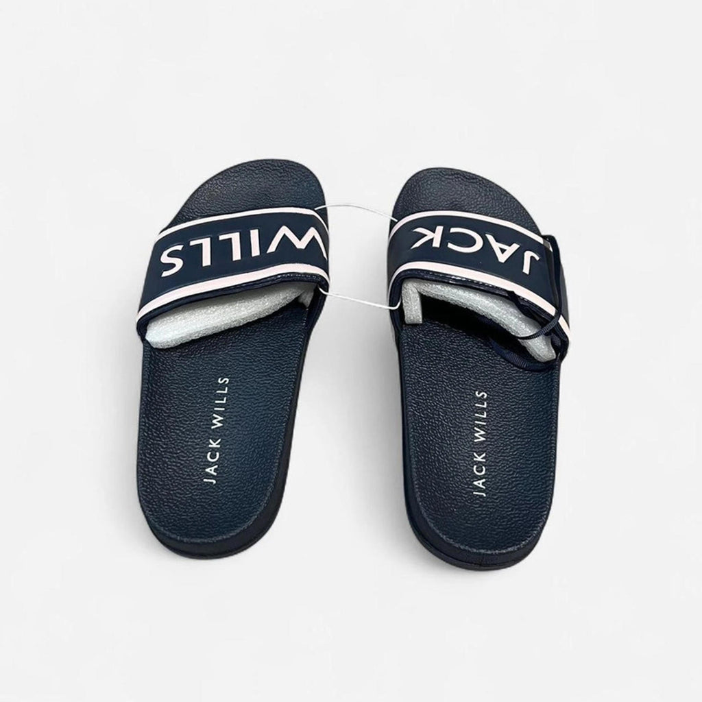 Jack Wills Harvey Slider Women’s Navy Pink Size UK S 5-6 *RSB5