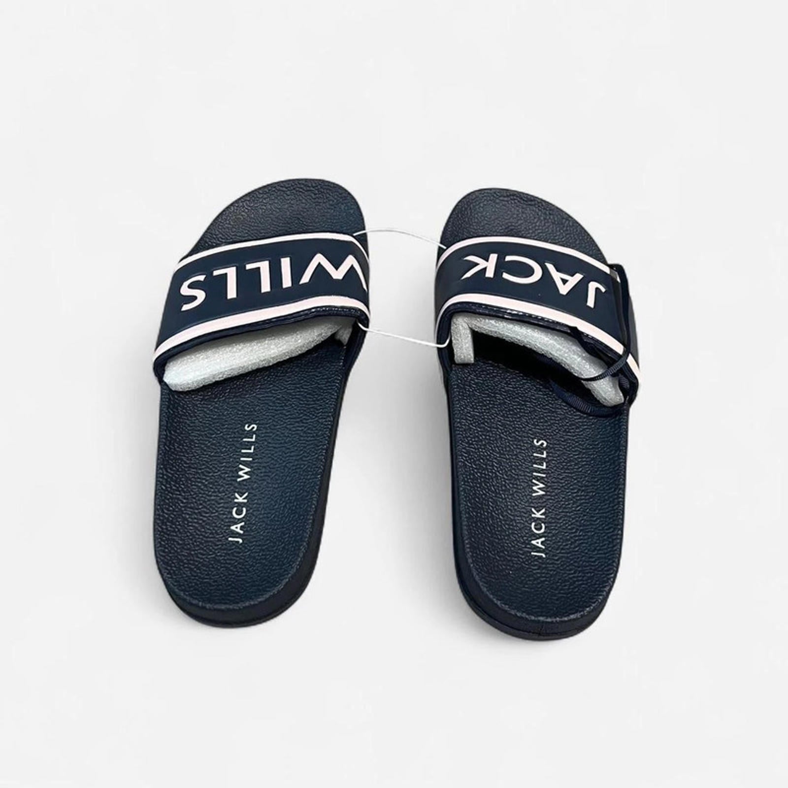 Jack Wills Harvey Slider Women’s Navy Pink Size UK S 5-6 *RSB5