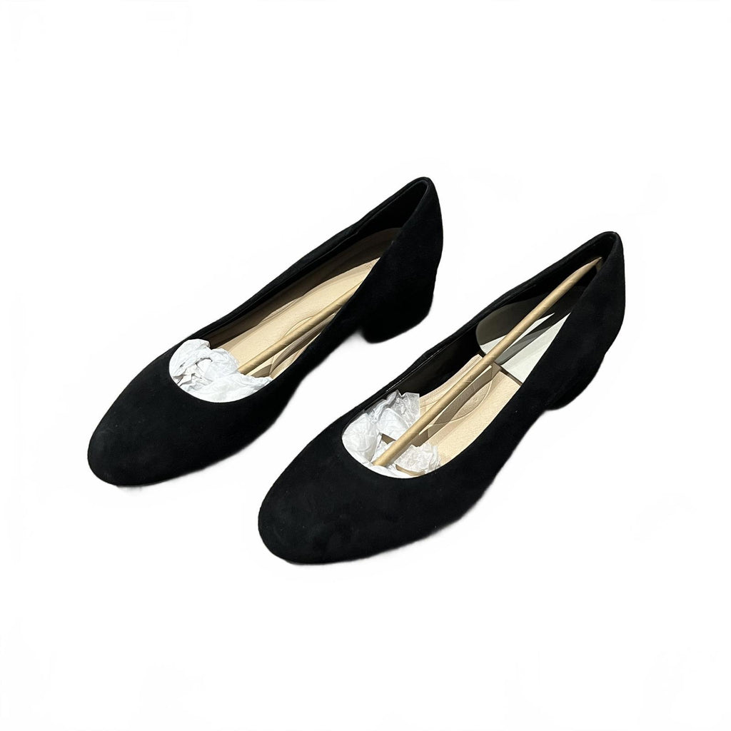 Dune London Bracket Sandals Suede Ladies Black Size UK 7 EU 40 *SB5